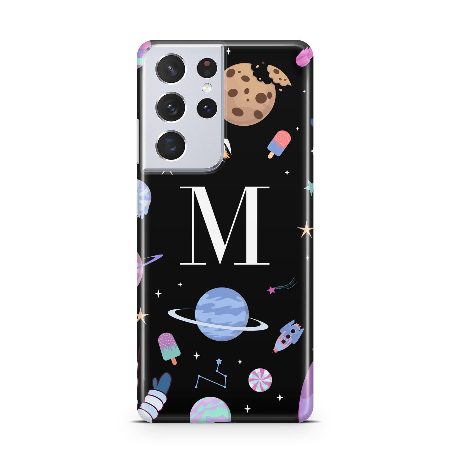 Initialled Candy Space Scene Samsung S21 Ultra Case