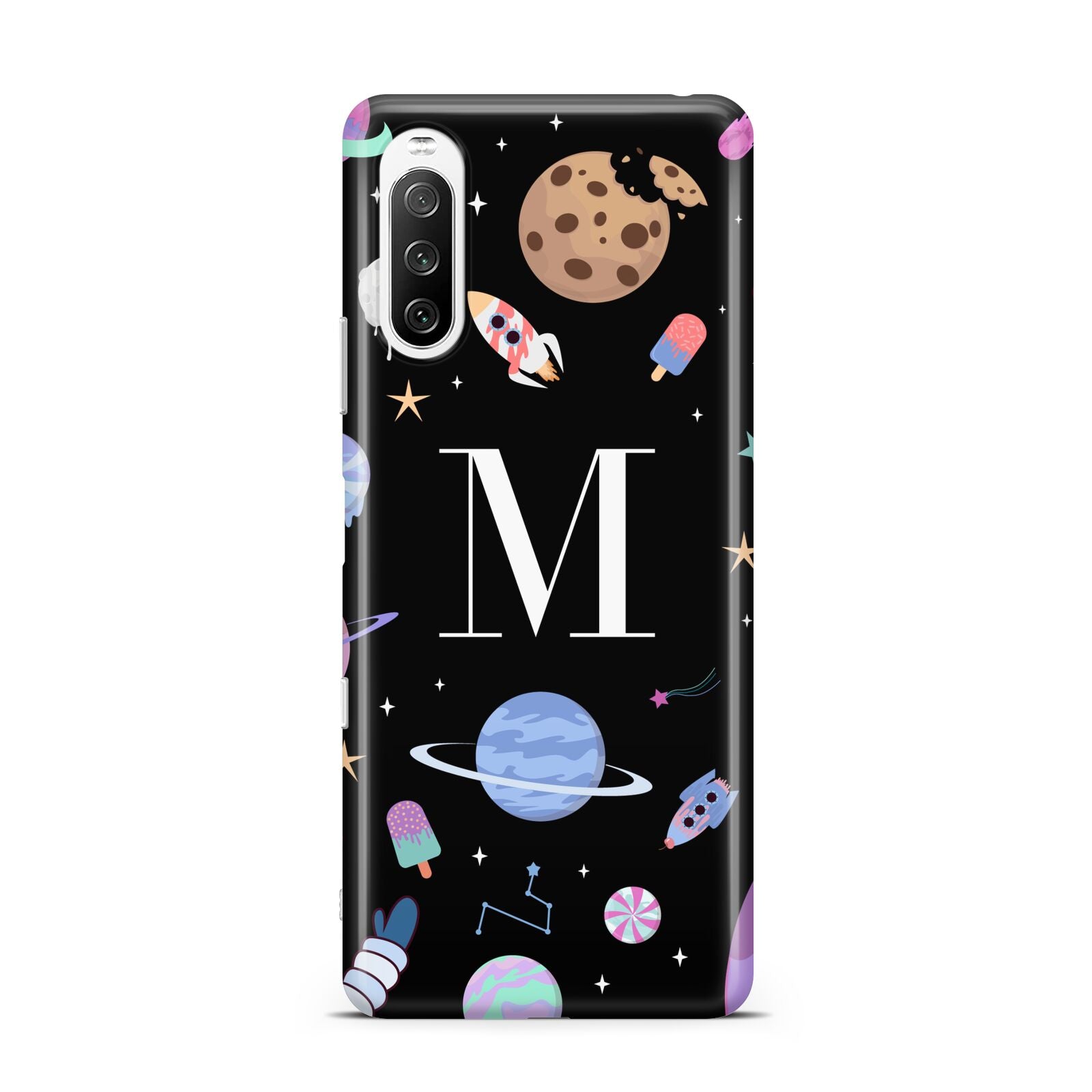 Initialled Candy Space Scene Sony Xperia 10 III Case