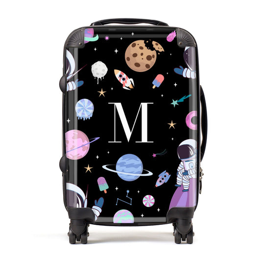 Initialled Candy Space Scene Suitcase