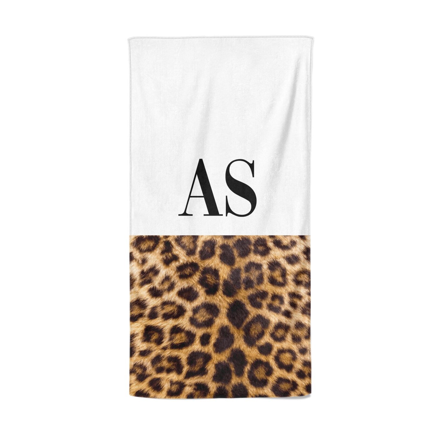 Leopard Print Beach Towel 