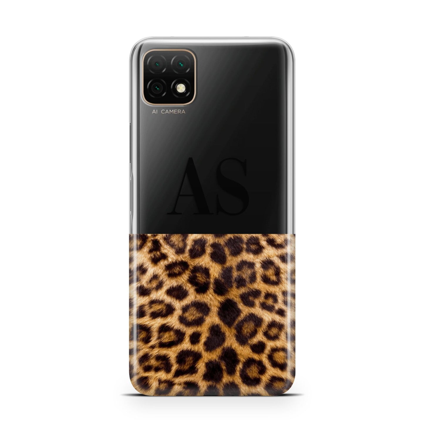 Initialled Leopard Print Huawei Enjoy 20 Phone Case