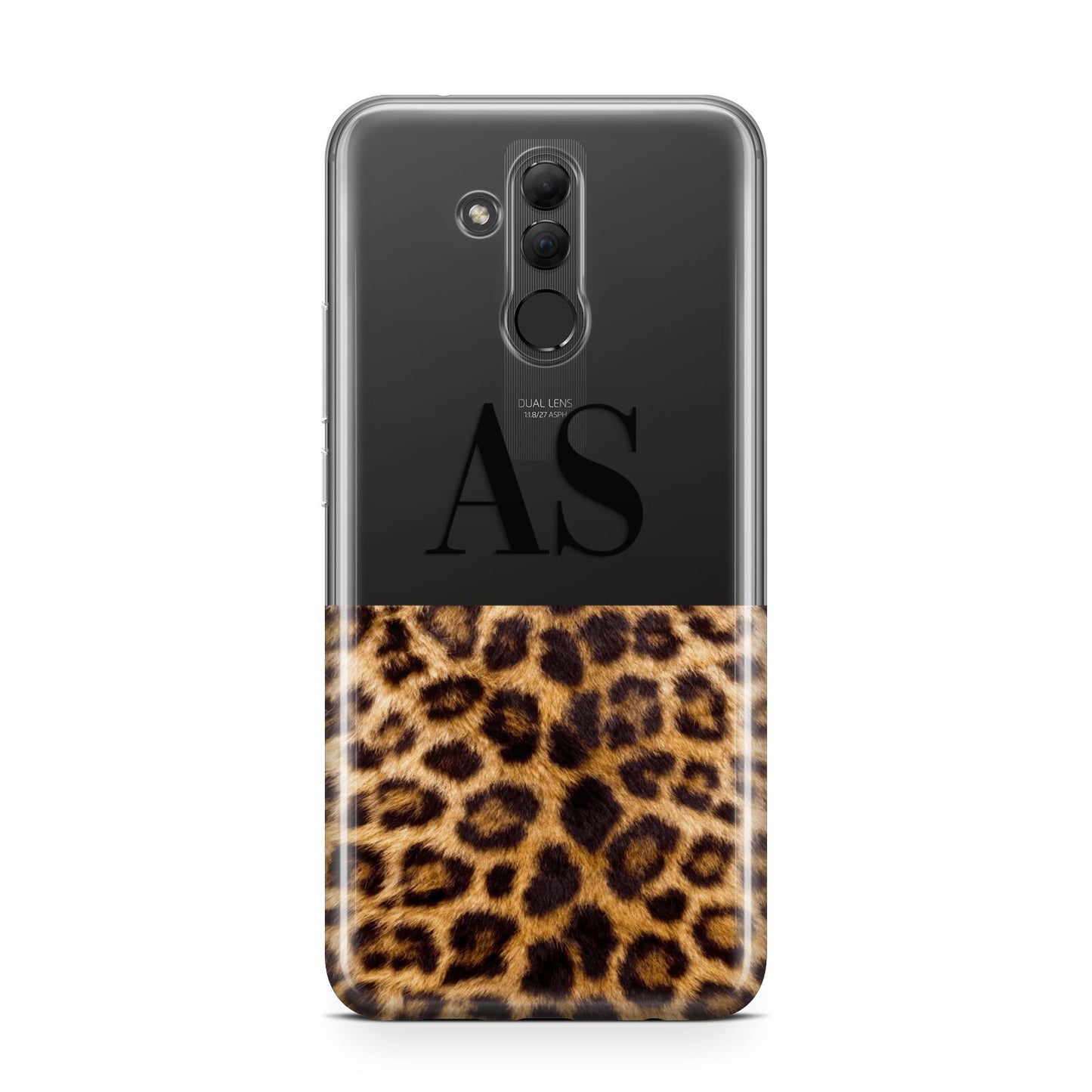 Initialled Leopard Print Huawei Mate 20 Lite