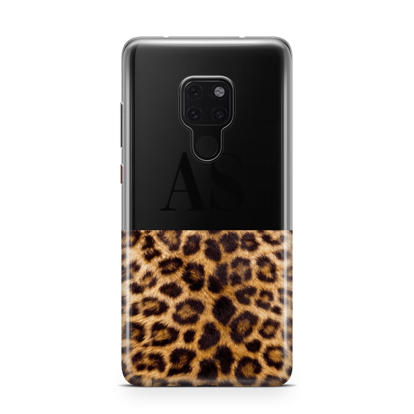 Initialled Leopard Print Huawei Mate 20 Phone Case