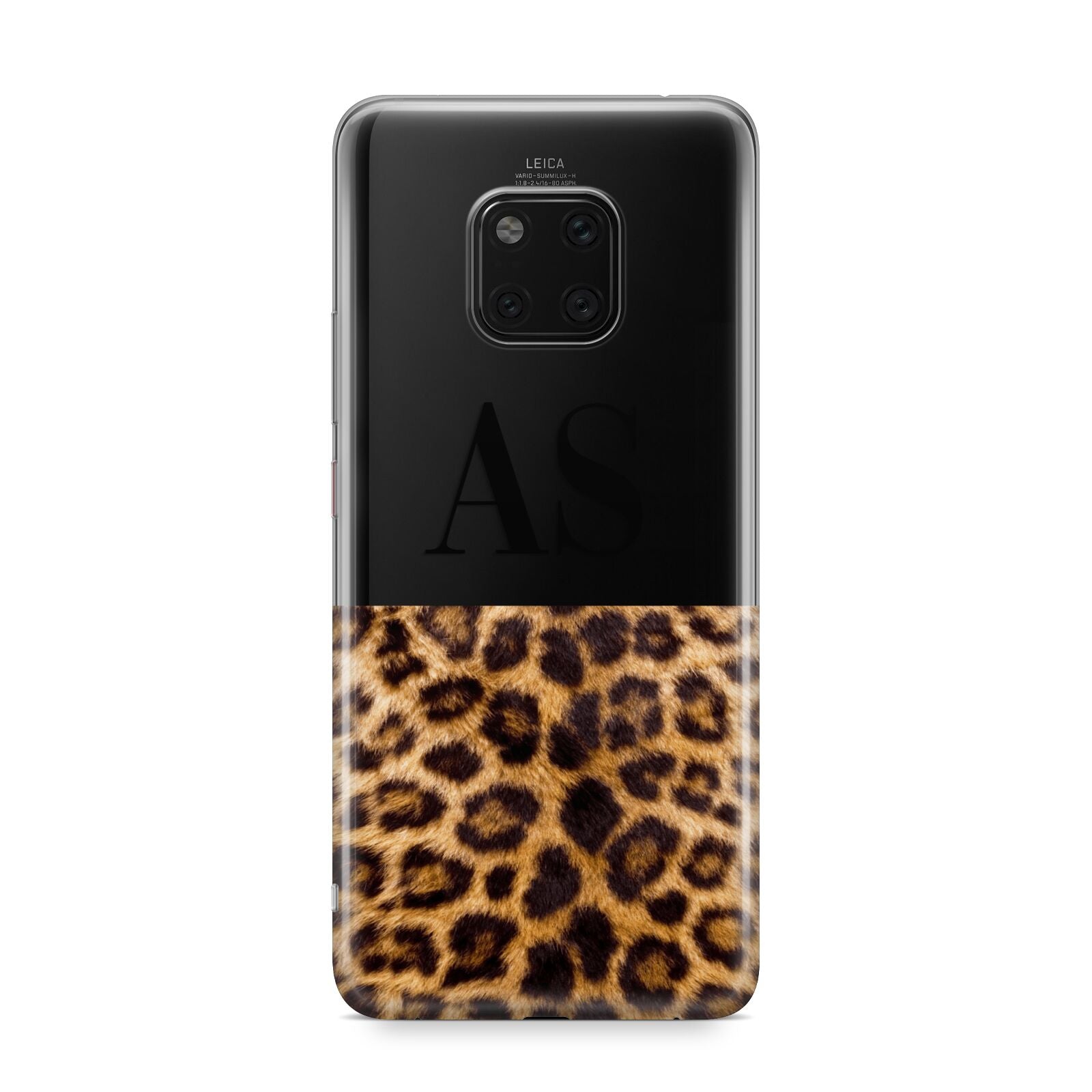 Initialled Leopard Print Huawei Mate 20 Pro Phone Case