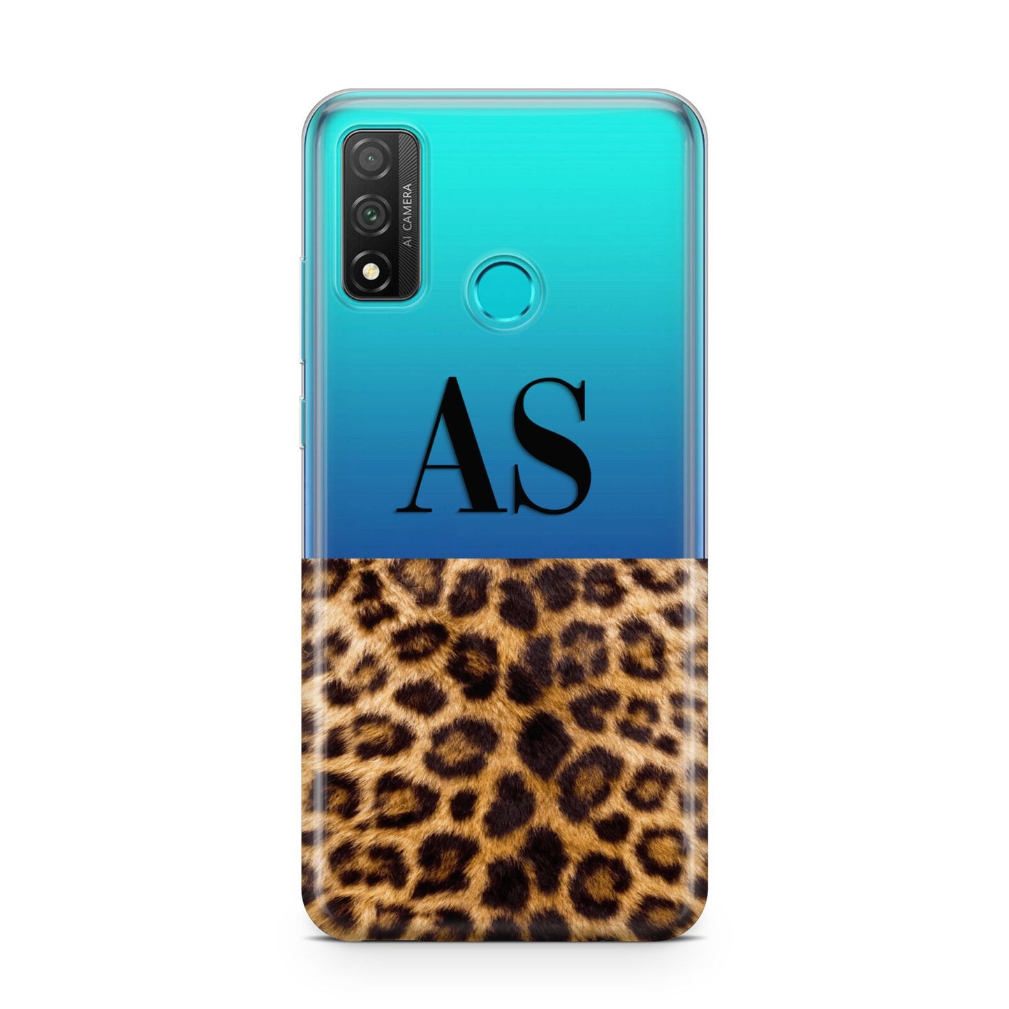 Initialled Leopard Print Huawei P Smart 2020