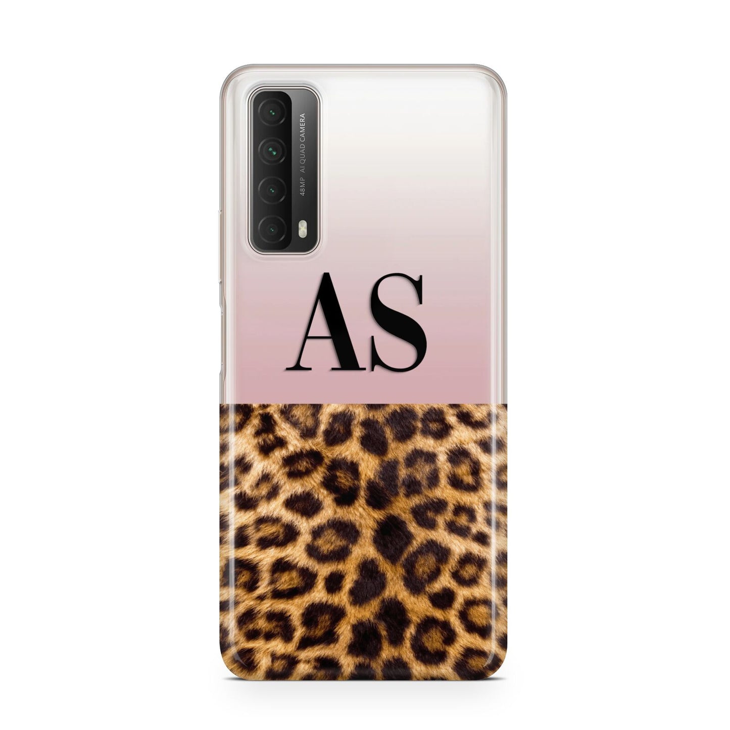 Initialled Leopard Print Huawei P Smart 2021