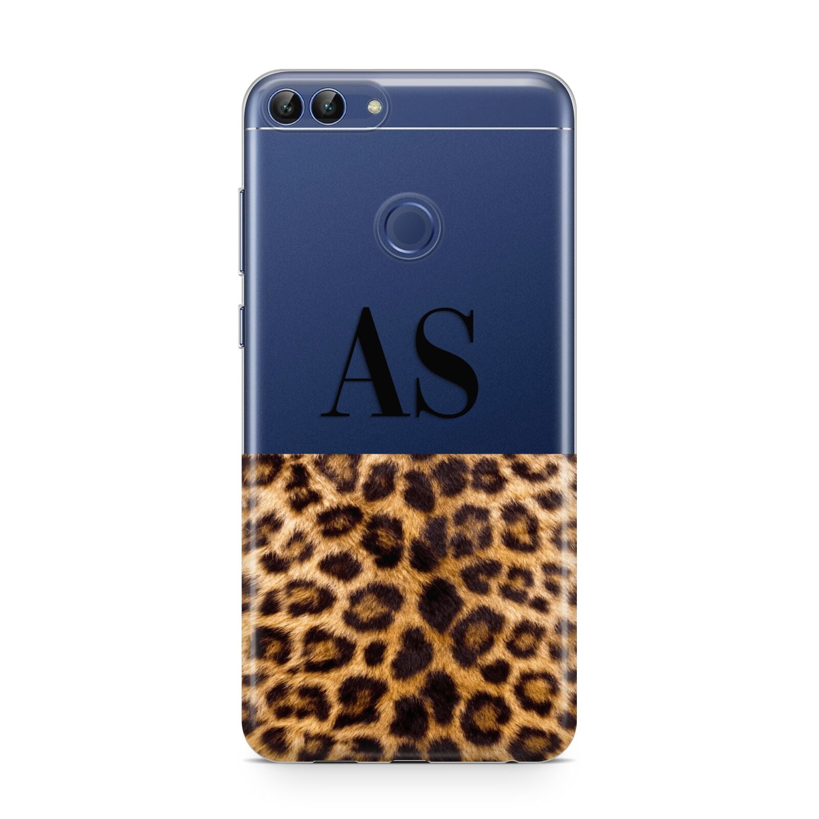 Initialled Leopard Print Huawei P Smart Case