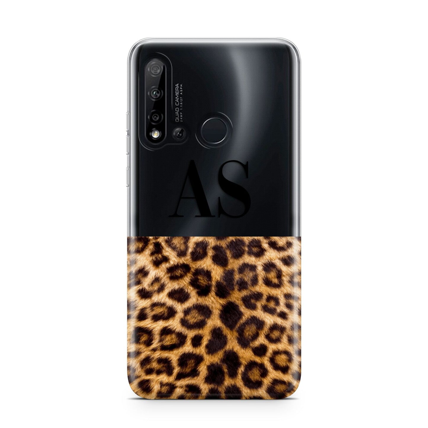 Initialled Leopard Print Huawei P20 Lite 5G Phone Case