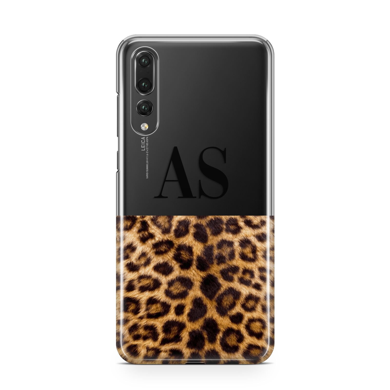 Initialled Leopard Print Huawei P20 Pro Phone Case