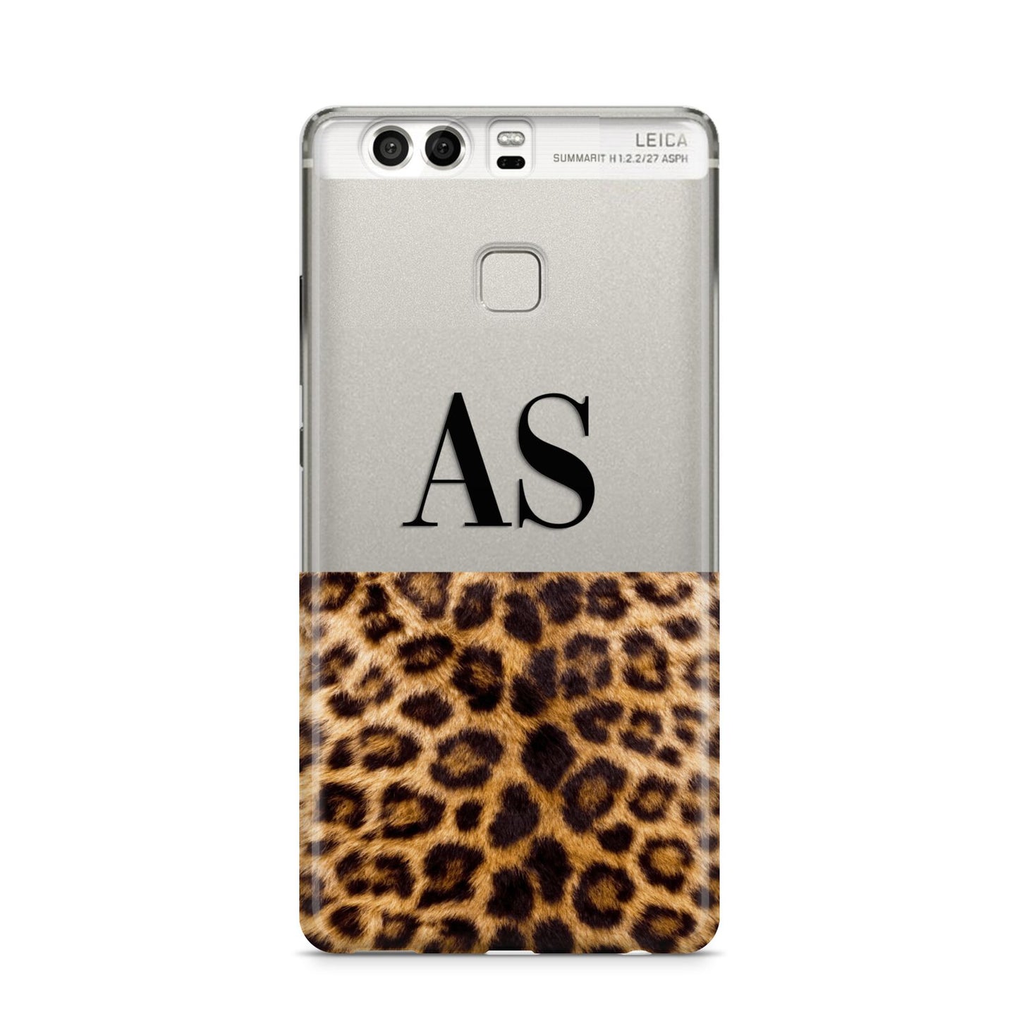 Initialled Leopard Print Huawei P9 Case