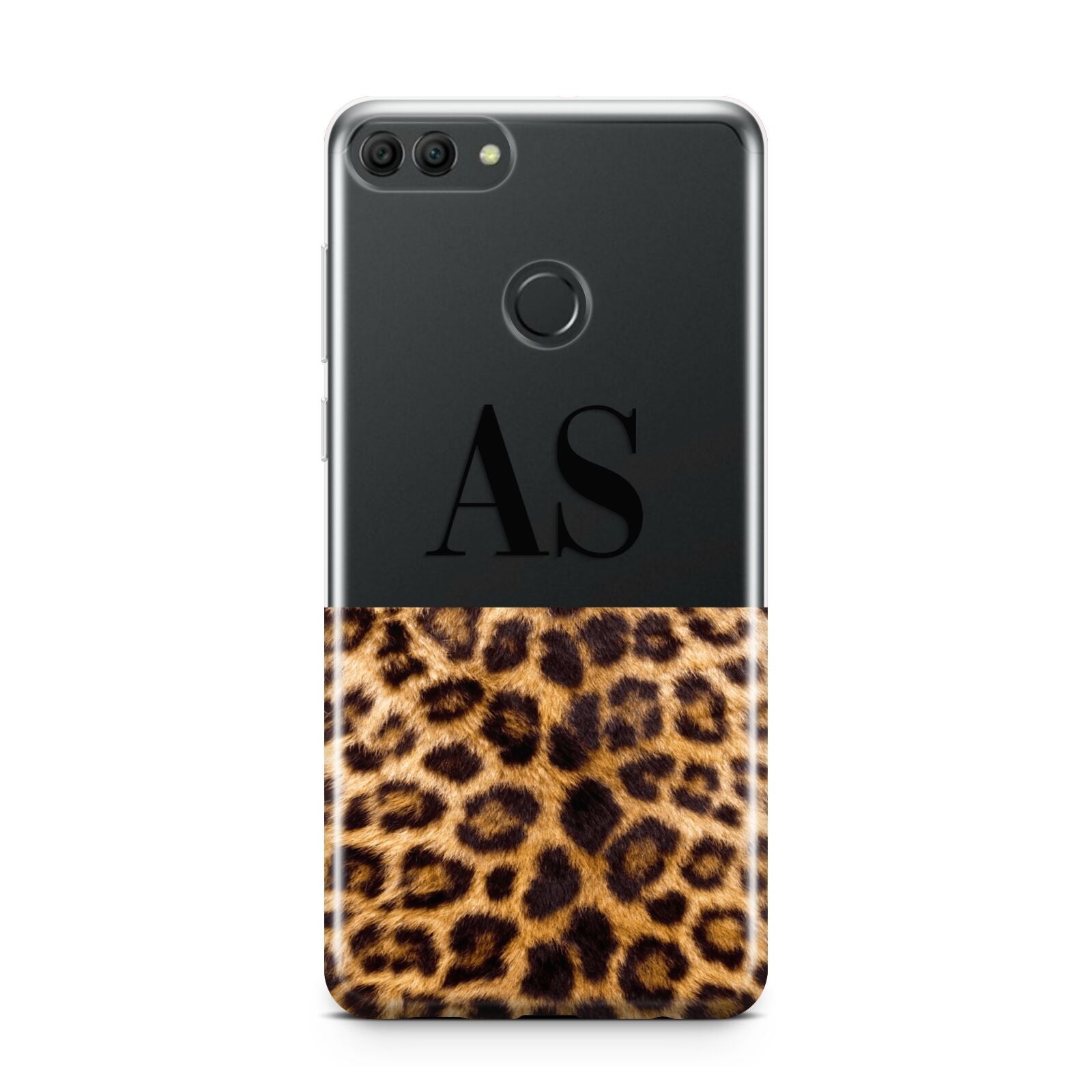 Initialled Leopard Print Huawei Y9 2018