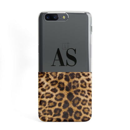 Initialled Leopard Print OnePlus Case