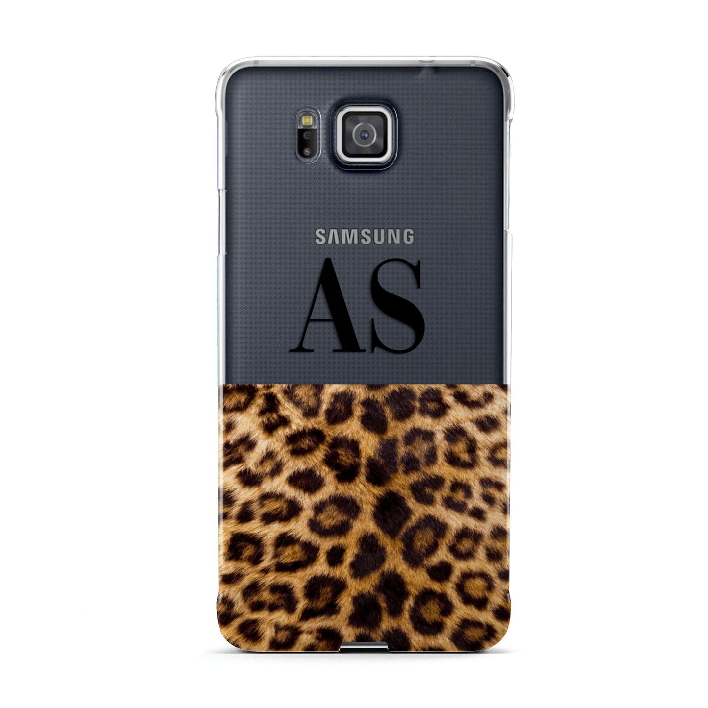 Initialled Leopard Print Samsung Galaxy Alpha Case