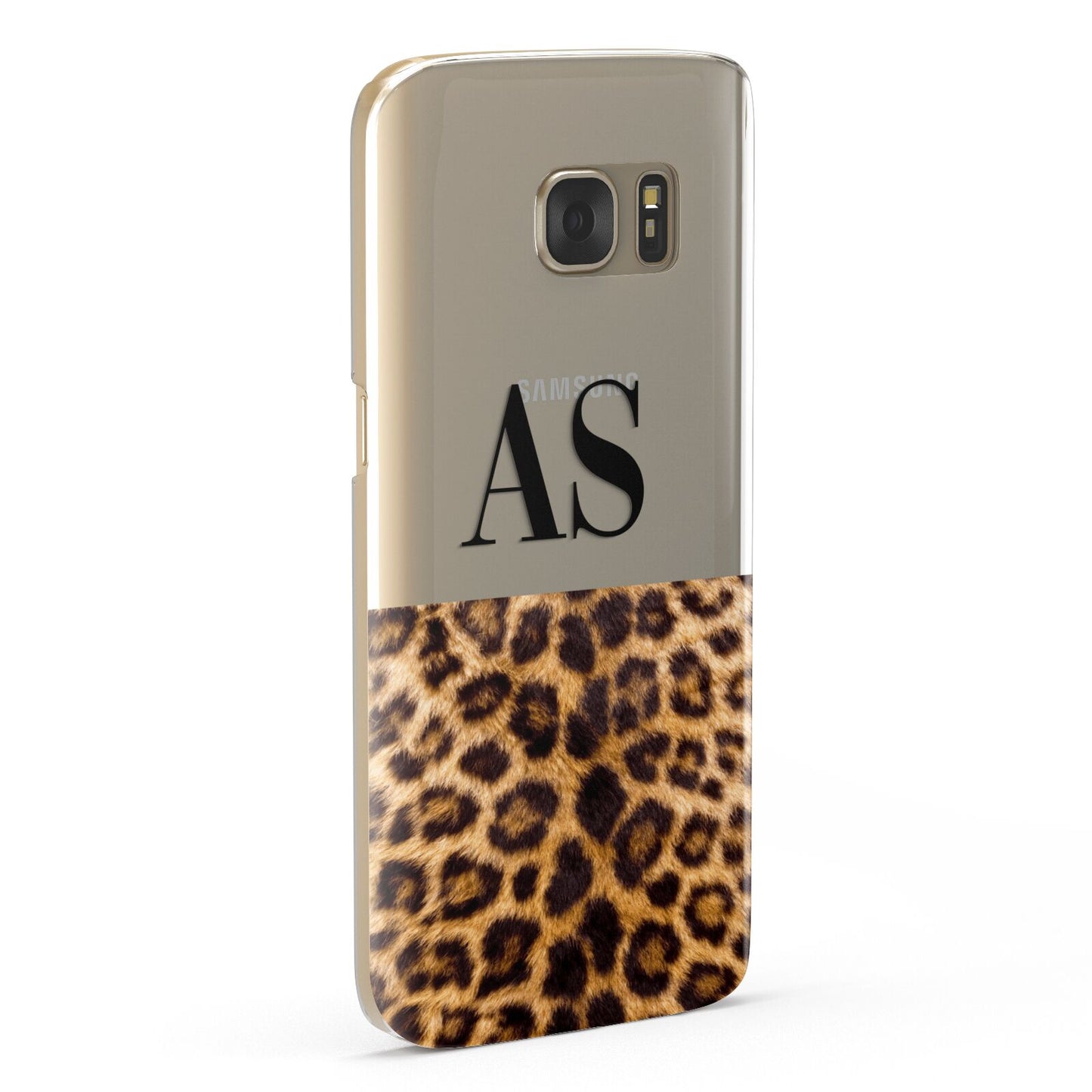 Initialled Leopard Print Samsung Galaxy Case Fourty Five Degrees