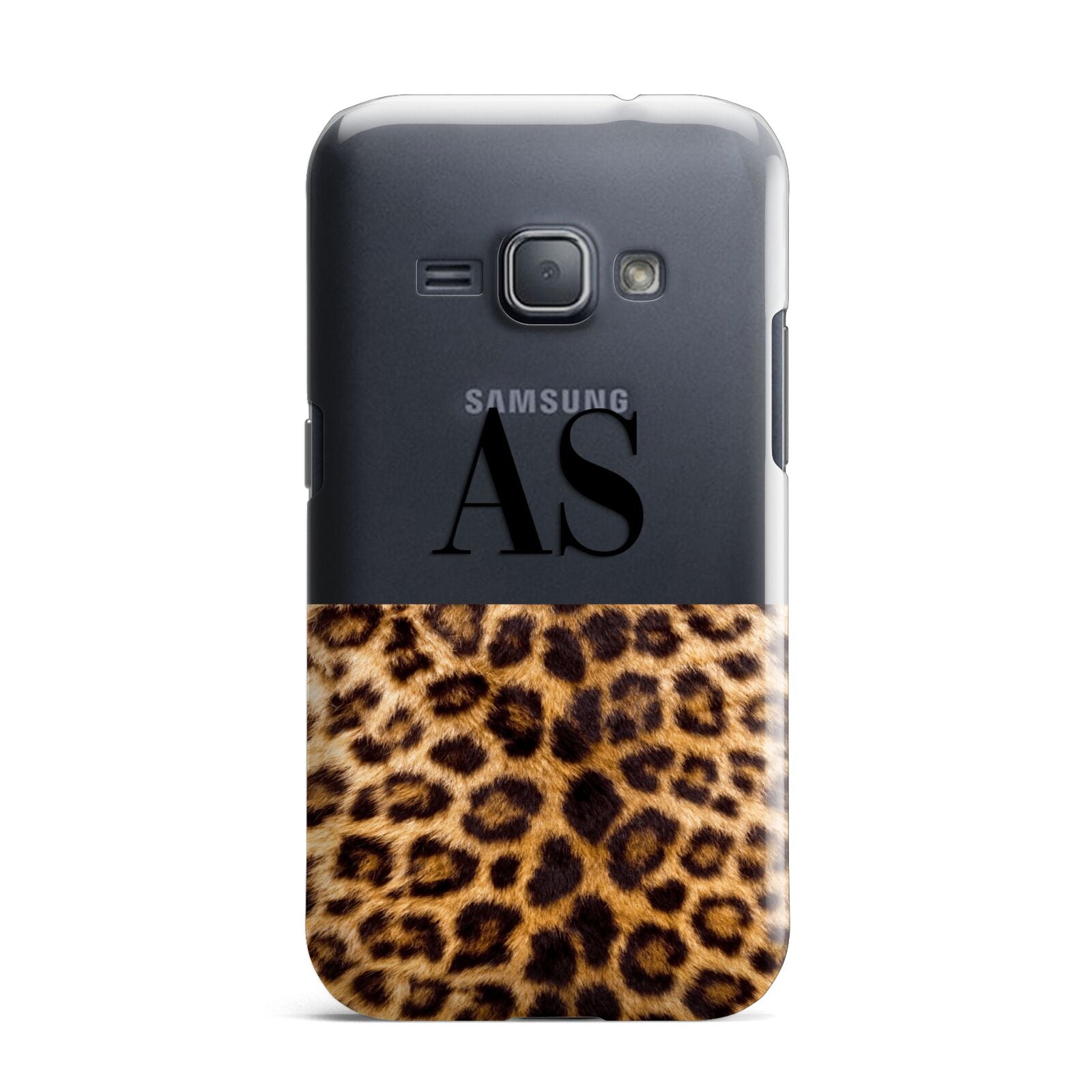 Initialled Leopard Print Samsung Galaxy J1 2016 Case