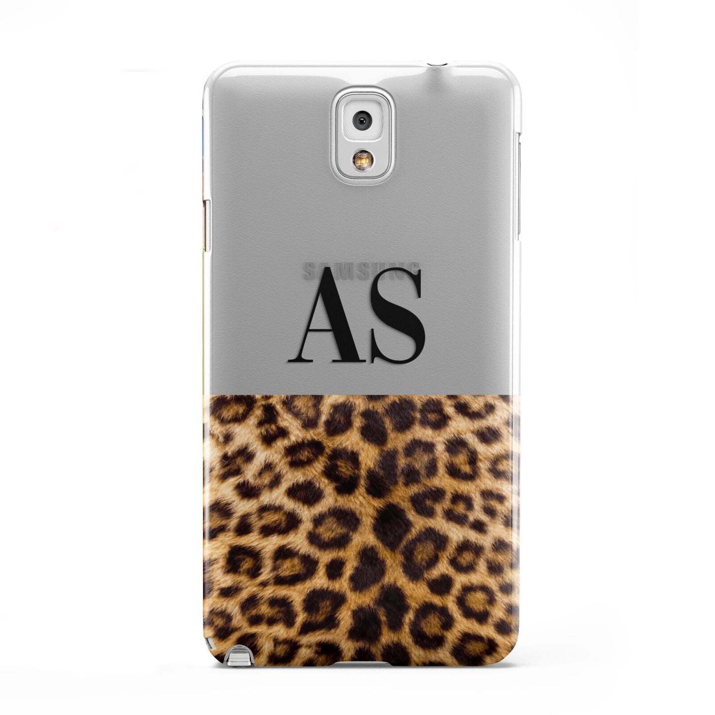 Initialled Leopard Print Samsung Galaxy Note 3 Case