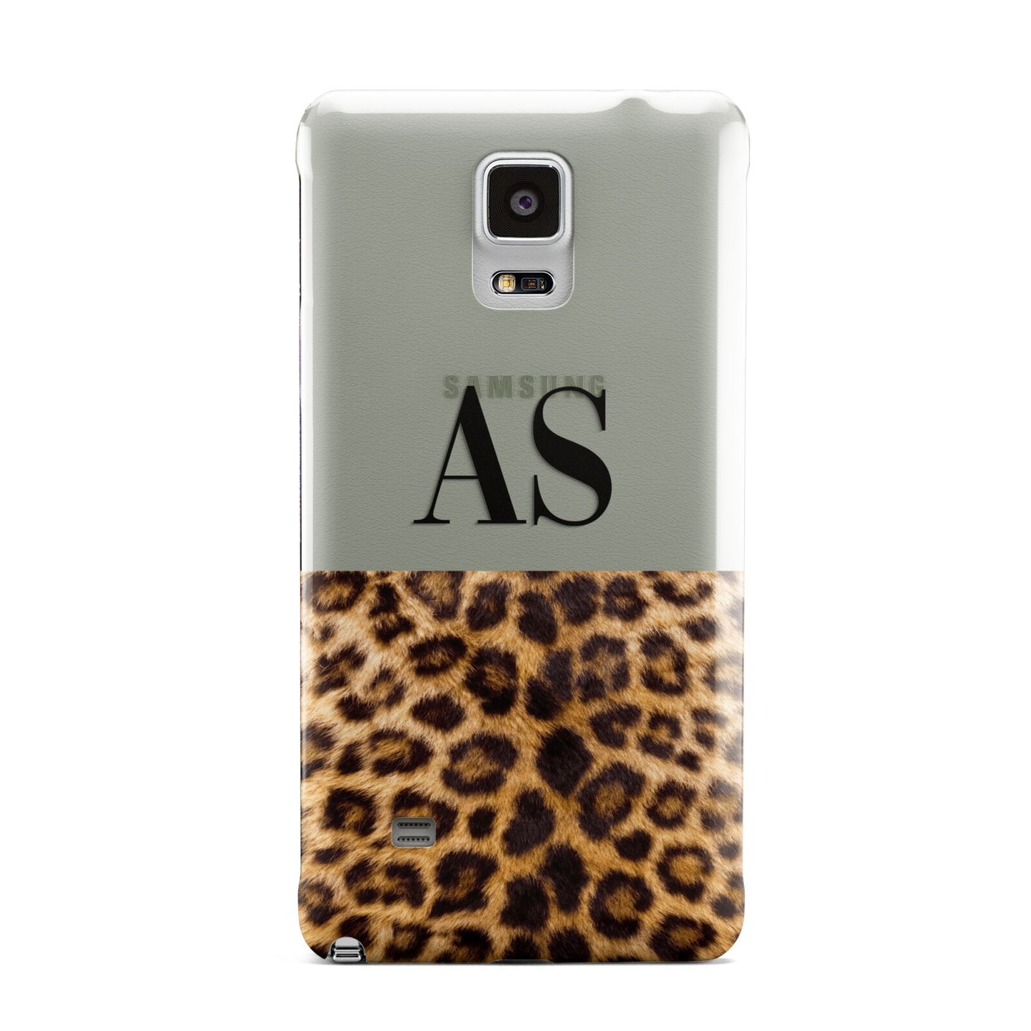 Initialled Leopard Print Samsung Galaxy Note 4 Case