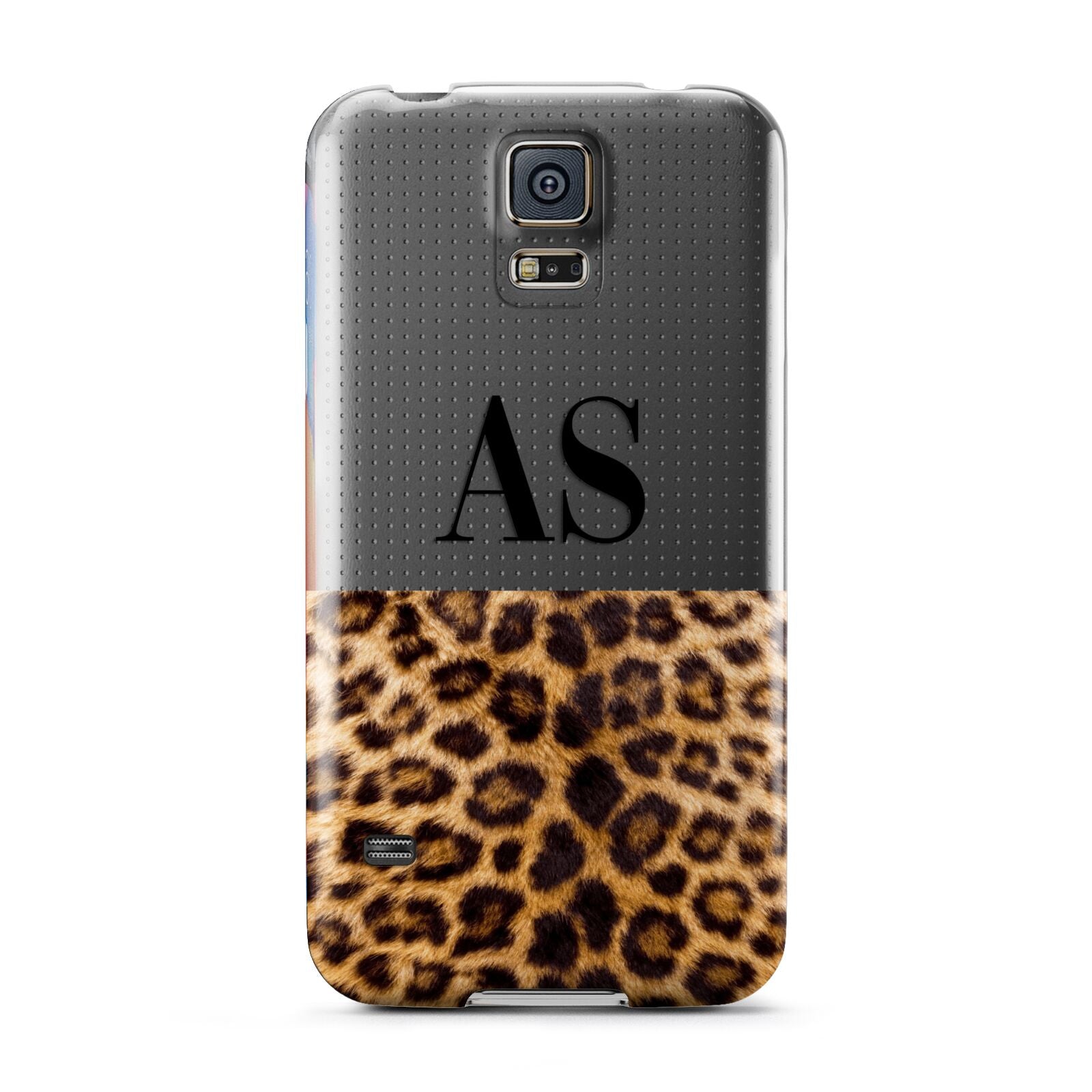 Initialled Leopard Print Samsung Galaxy S5 Case