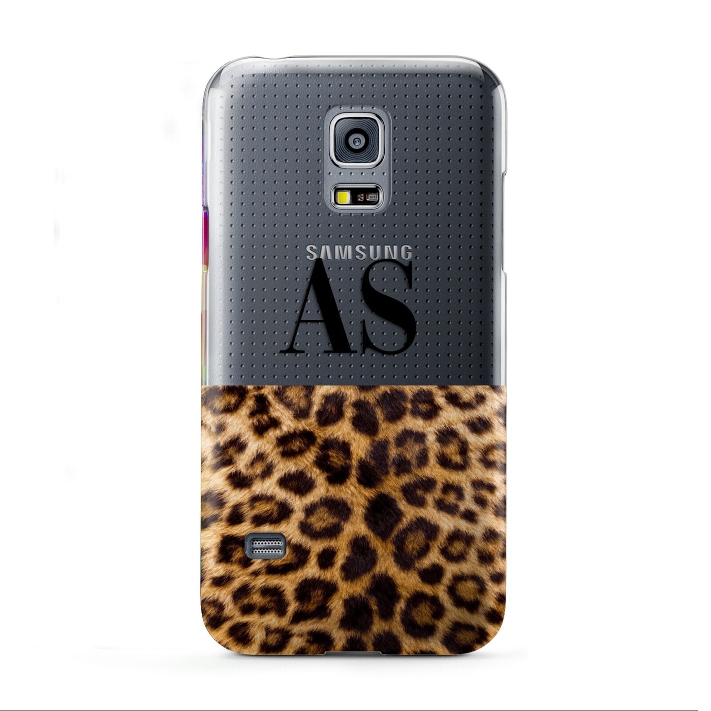 Initialled Leopard Print Samsung Galaxy S5 Mini Case