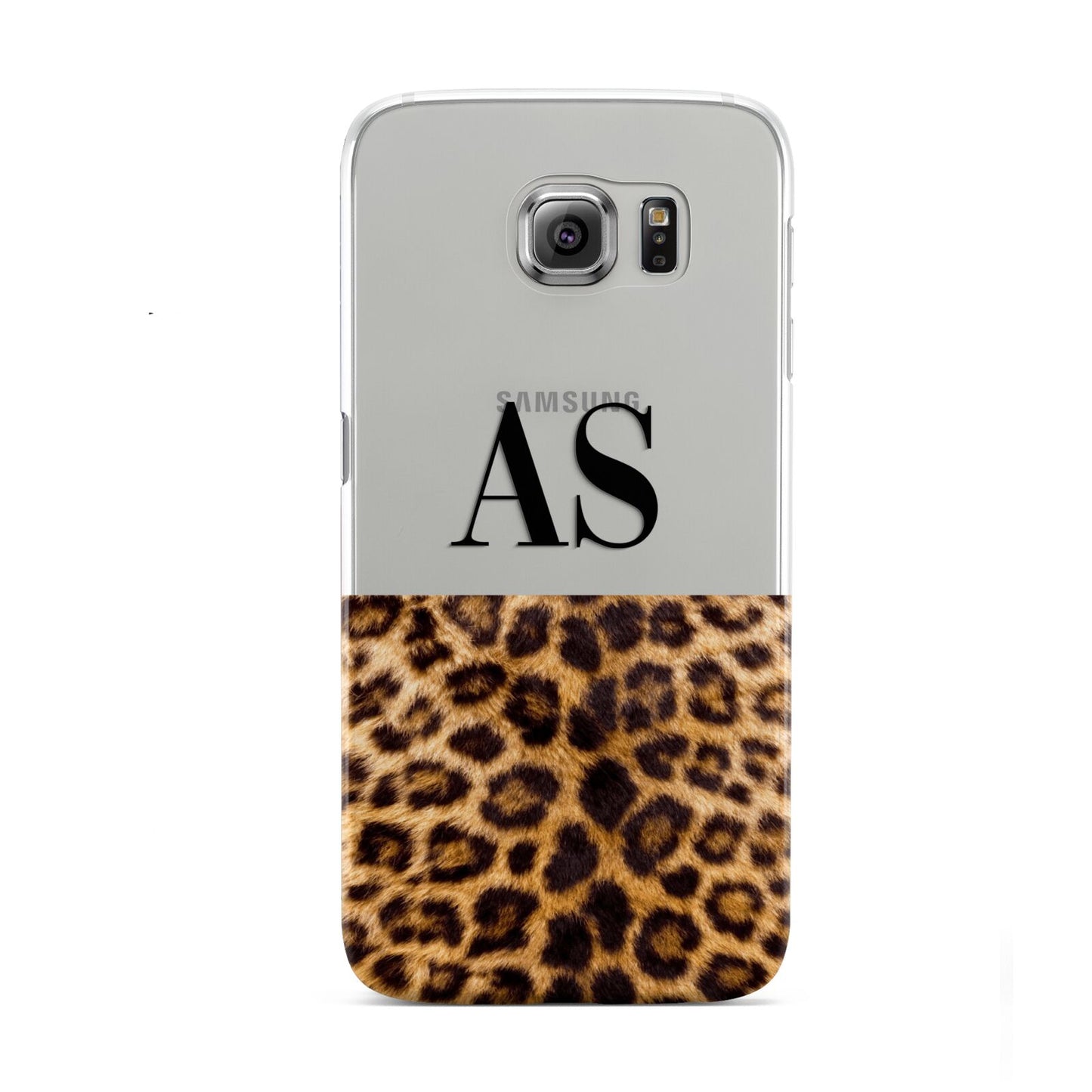 Initialled Leopard Print Samsung Galaxy S6 Case