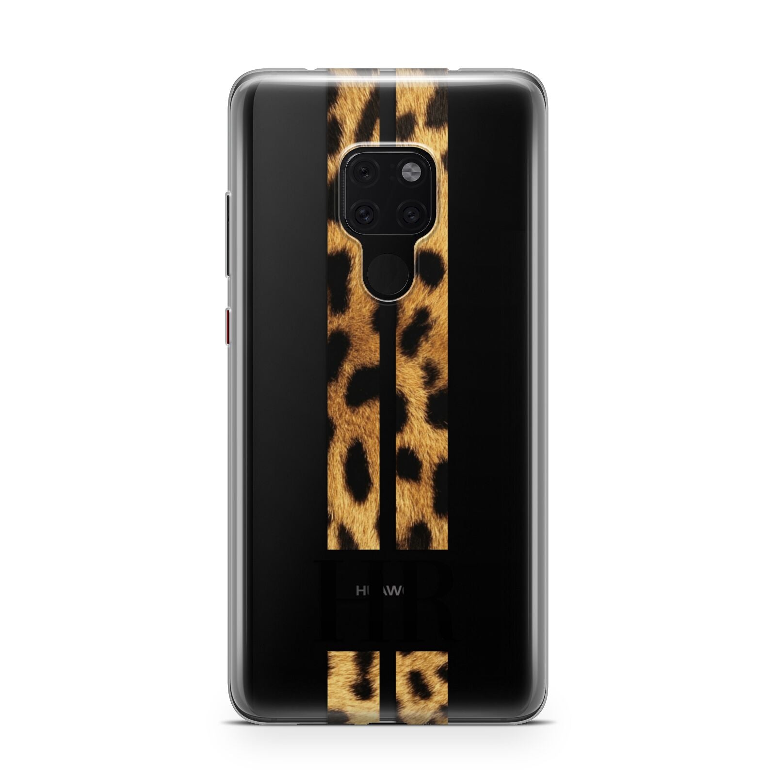 Initialled Leopard Print Stripes Huawei Mate 20 Phone Case