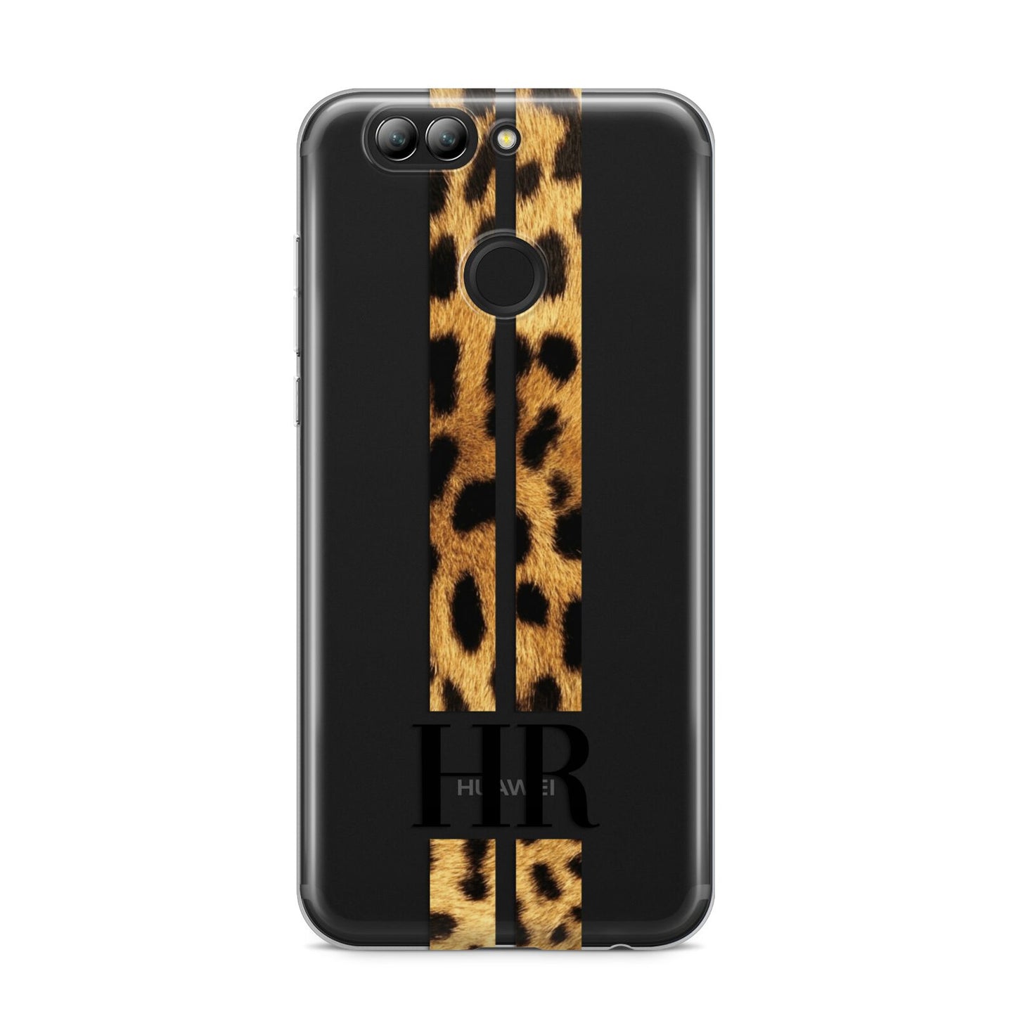 Initialled Leopard Print Stripes Huawei Nova 2s Phone Case