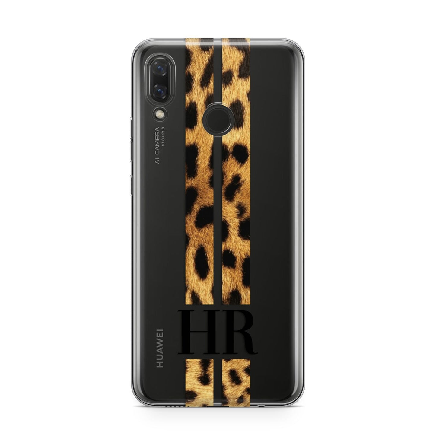 Initialled Leopard Print Stripes Huawei Nova 3 Phone Case