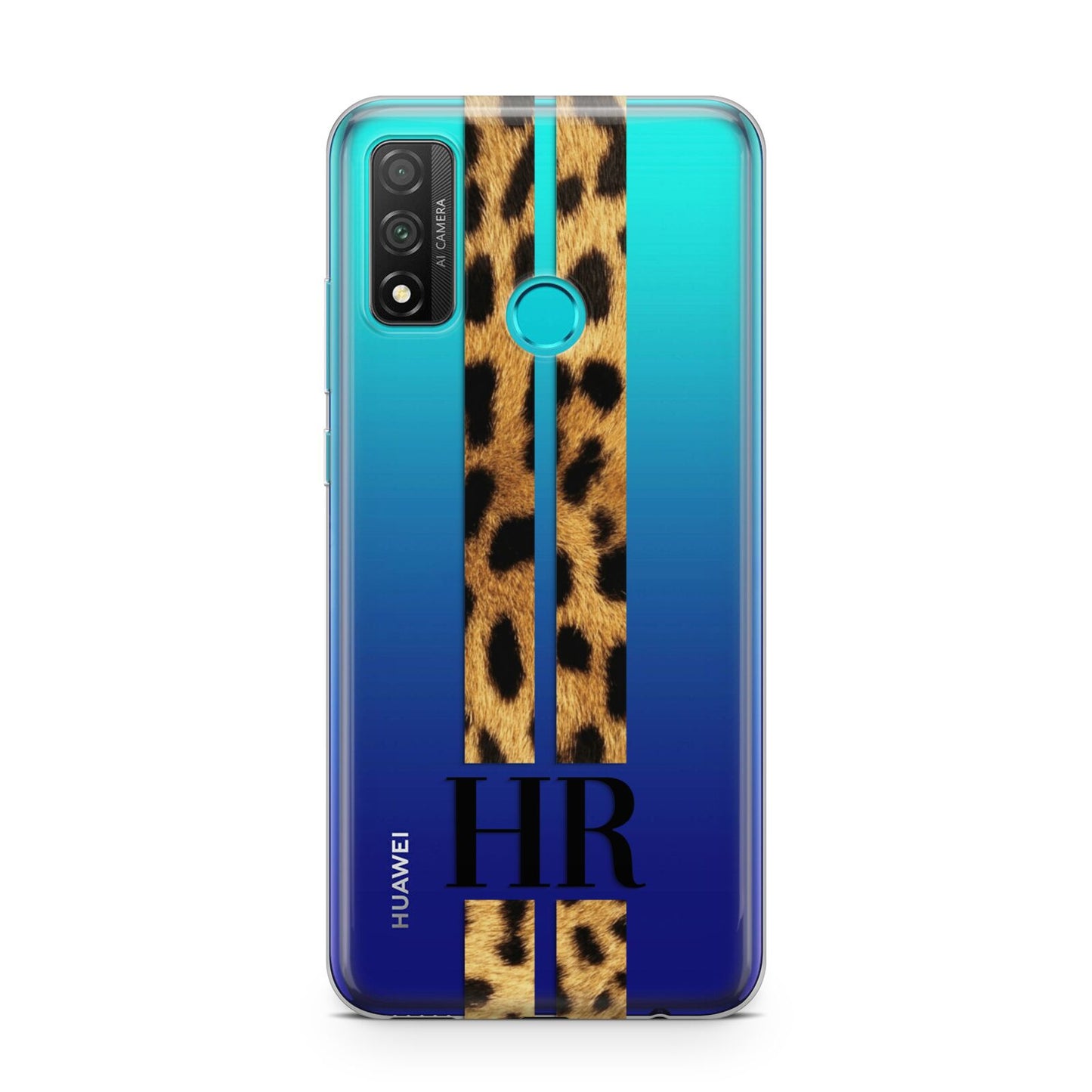 Initialled Leopard Print Stripes Huawei P Smart 2020