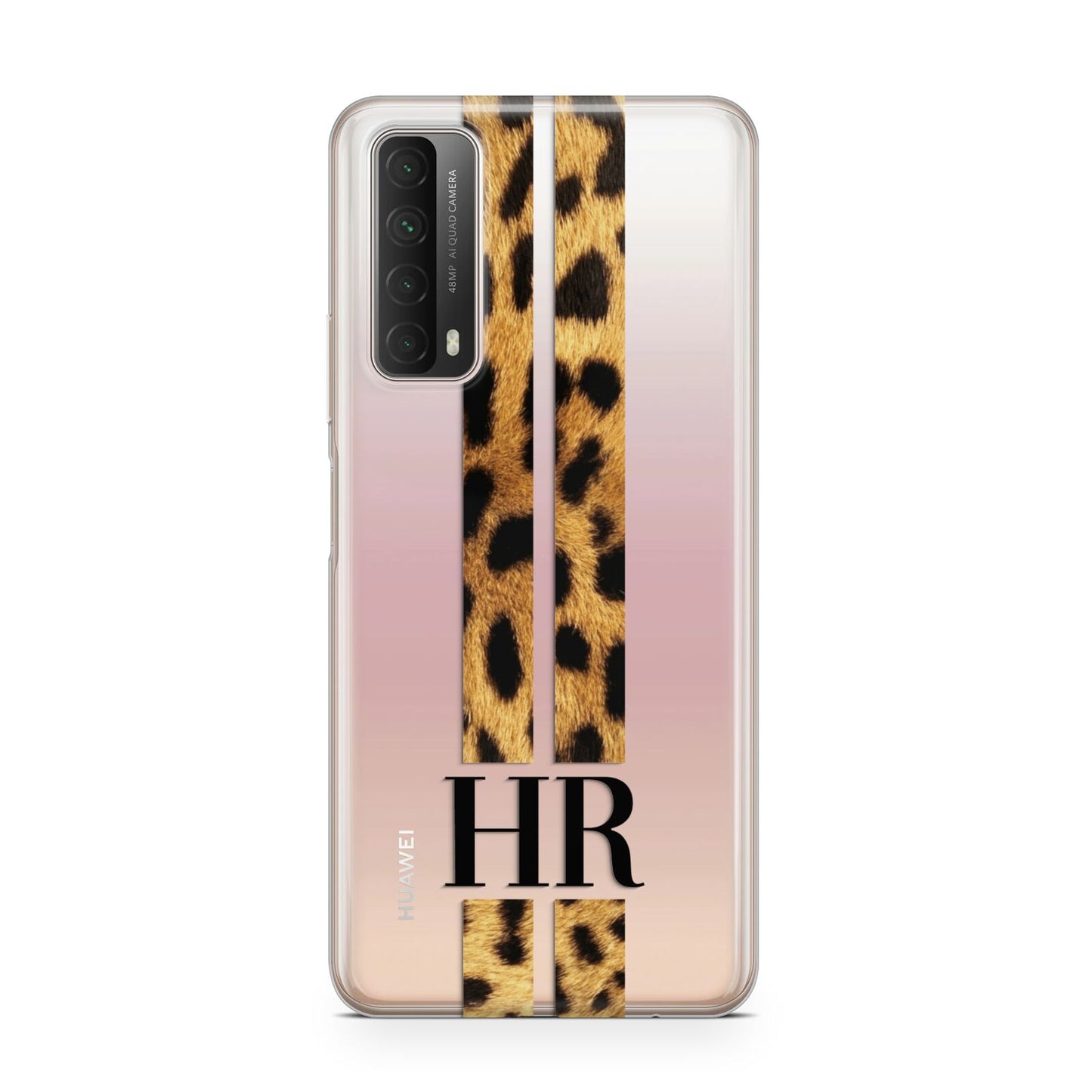 Initialled Leopard Print Stripes Huawei P Smart 2021