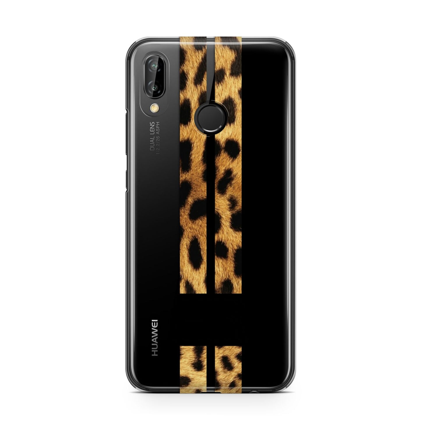 Initialled Leopard Print Stripes Huawei P20 Lite Phone Case