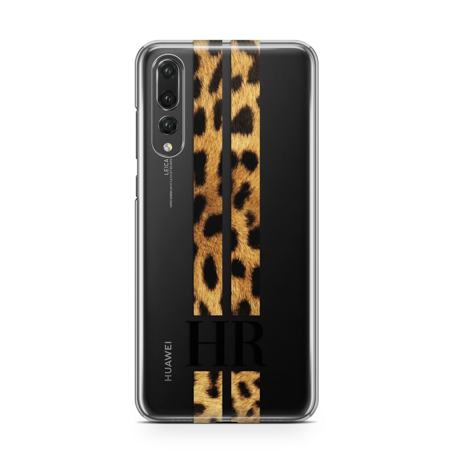 Initialled Leopard Print Stripes Huawei P20 Pro Phone Case