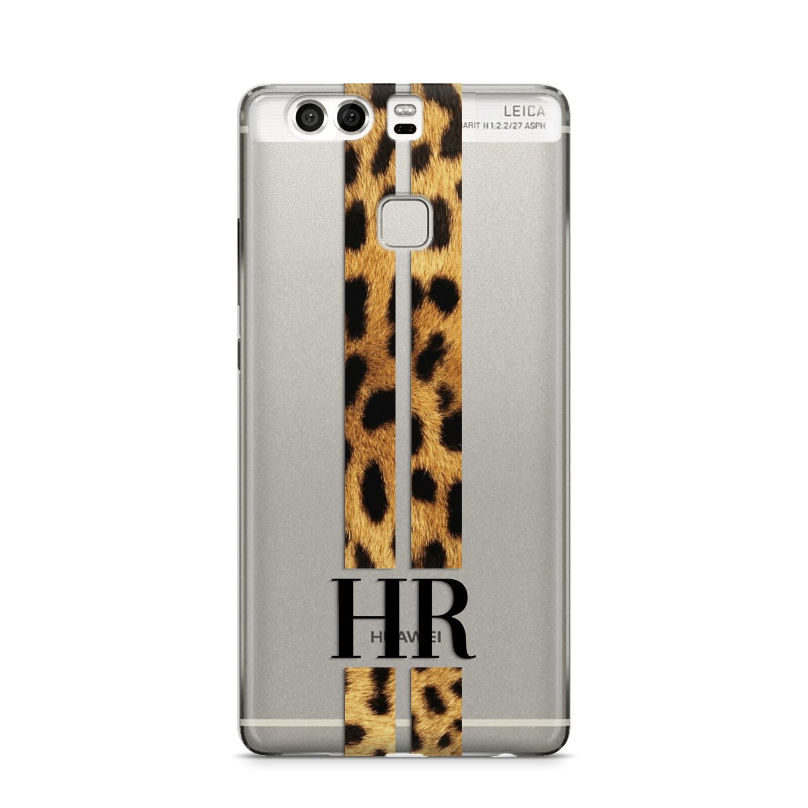 Initialled Leopard Print Stripes Huawei P9 Case