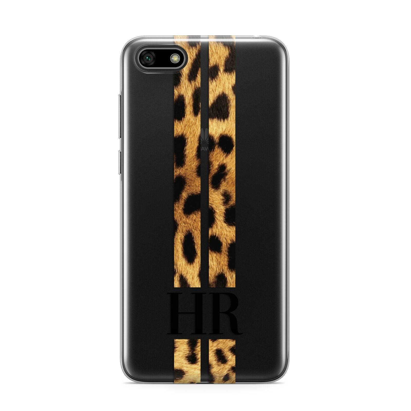 Initialled Leopard Print Stripes Huawei Y5 Prime 2018 Phone Case