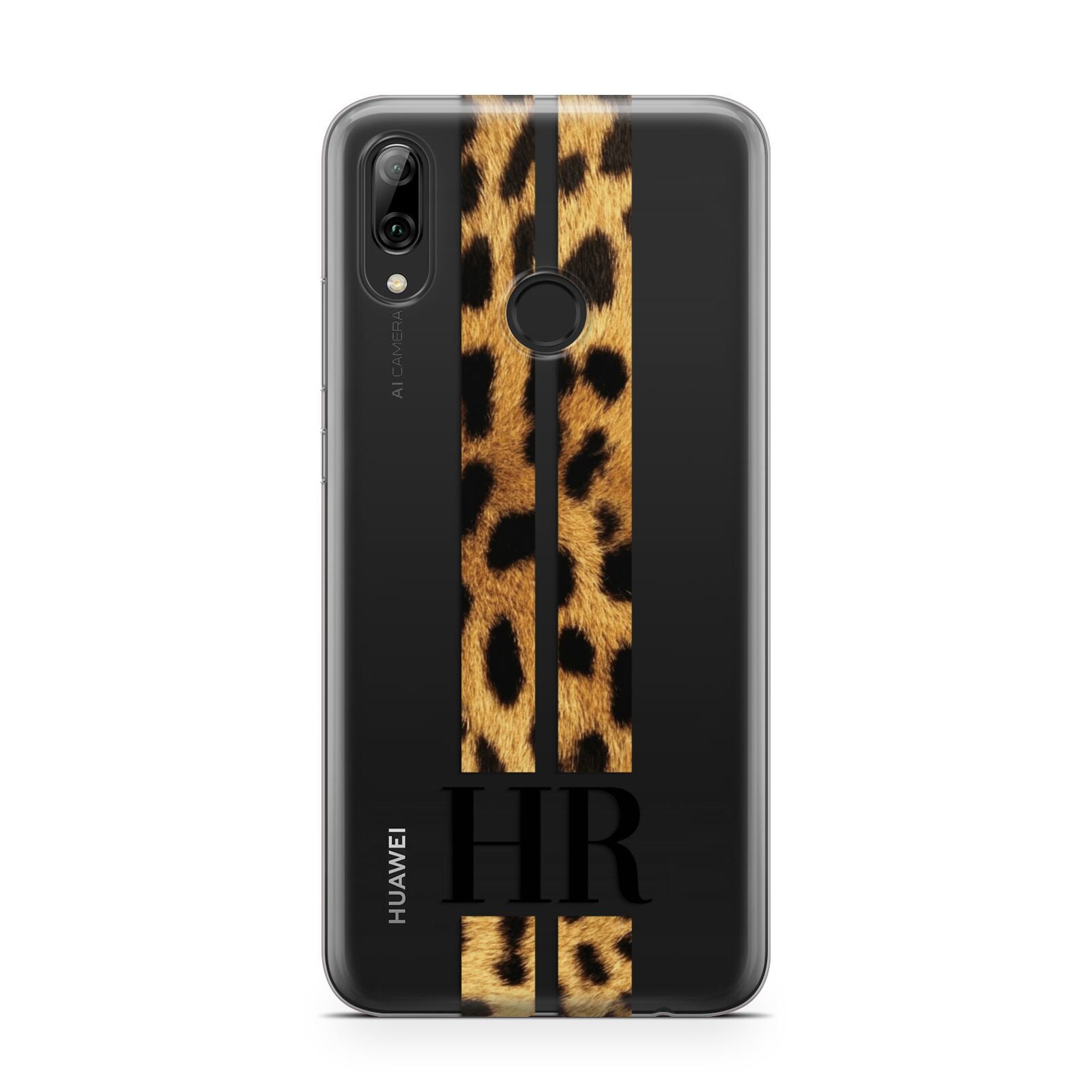 Initialled Leopard Print Stripes Huawei Y7 2019