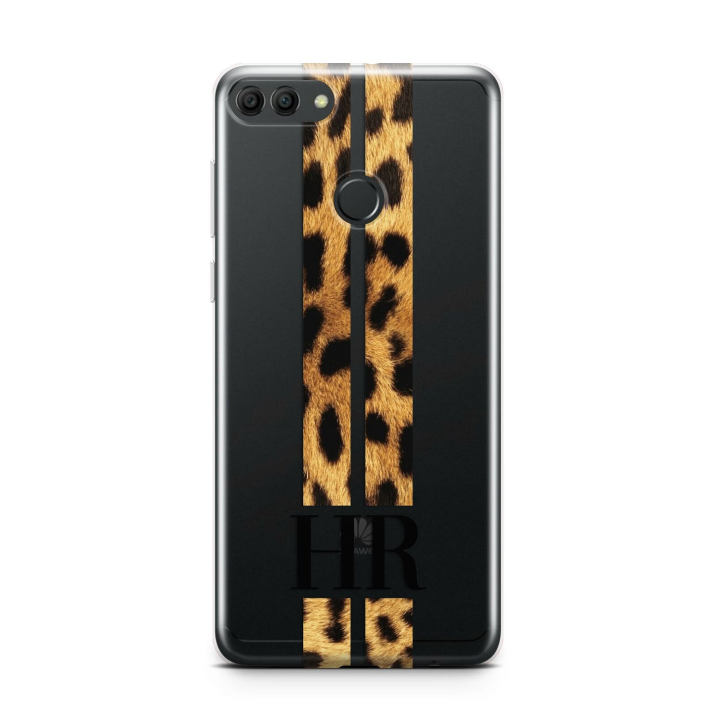 Initialled Leopard Print Stripes Huawei Y9 2018