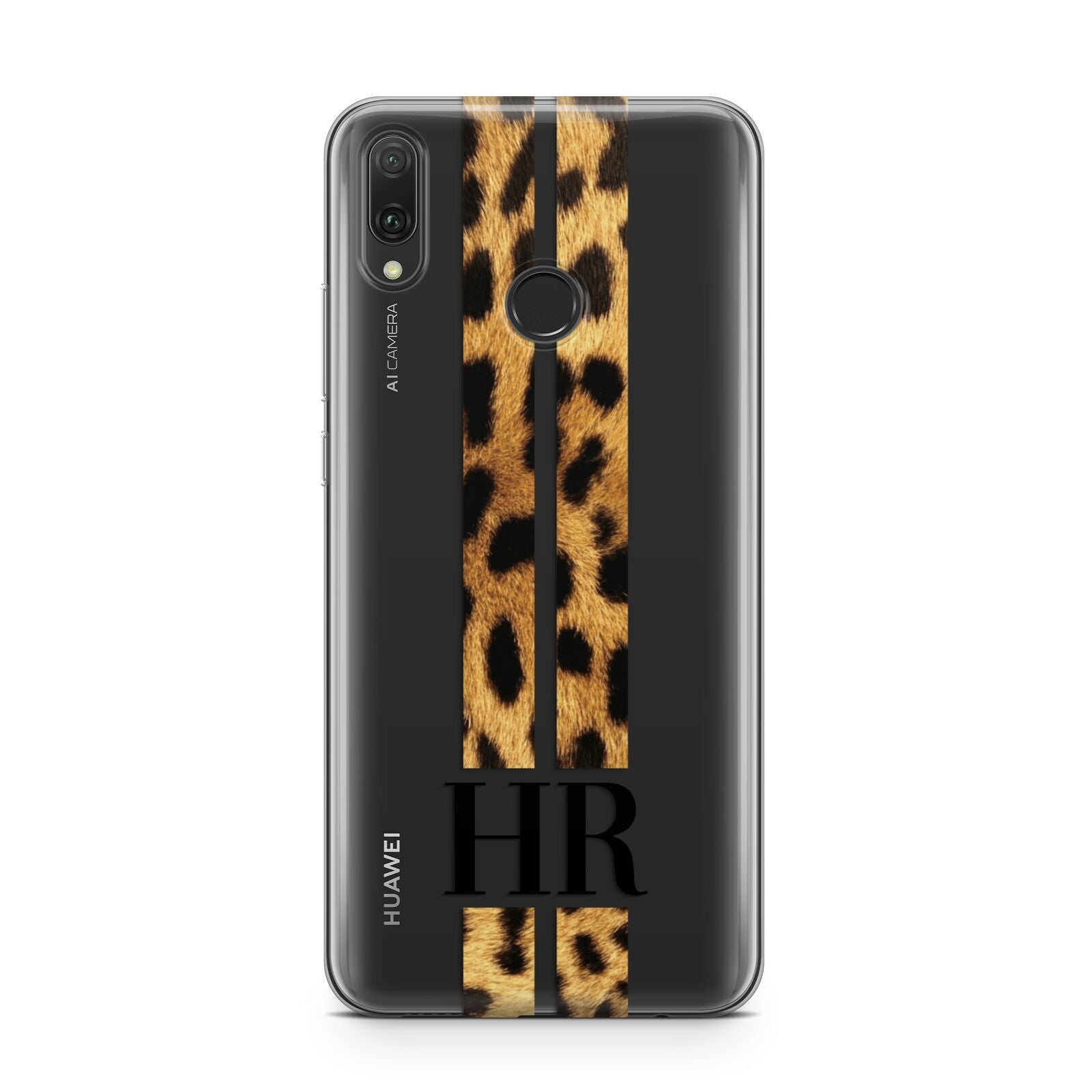 Initialled Leopard Print Stripes Huawei Y9 2019