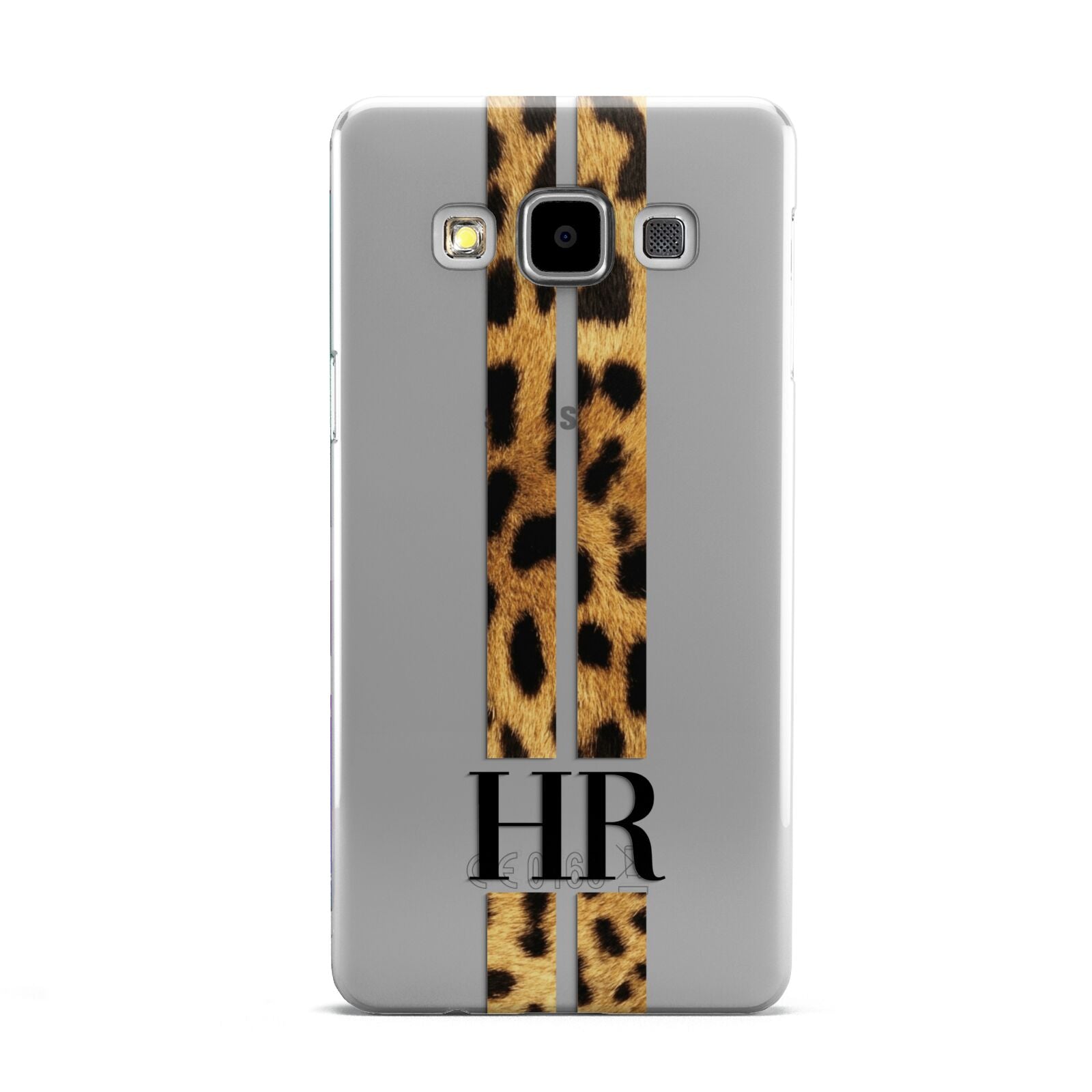 Initialled Leopard Print Stripes Samsung Galaxy A5 Case