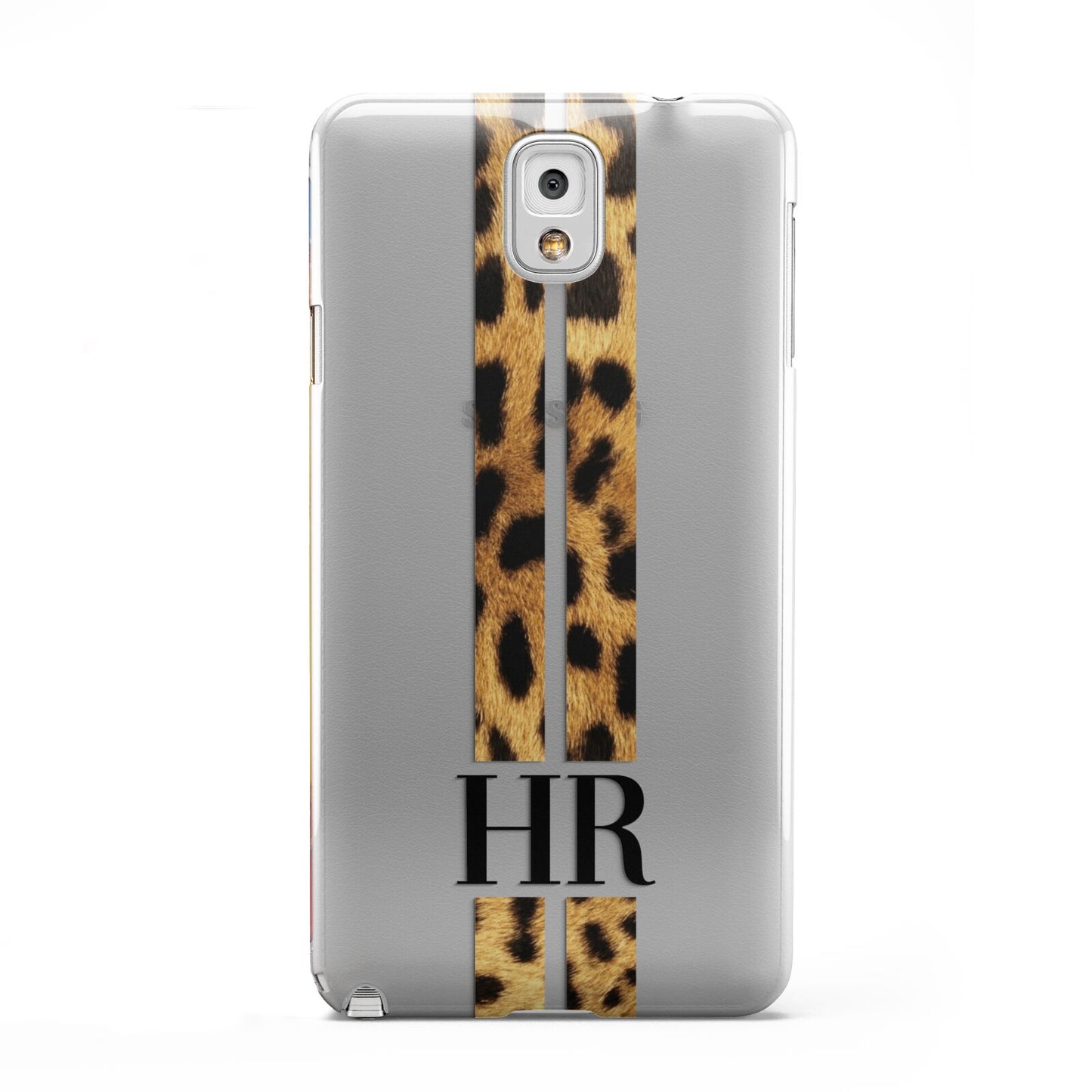 Initialled Leopard Print Stripes Samsung Galaxy Note 3 Case