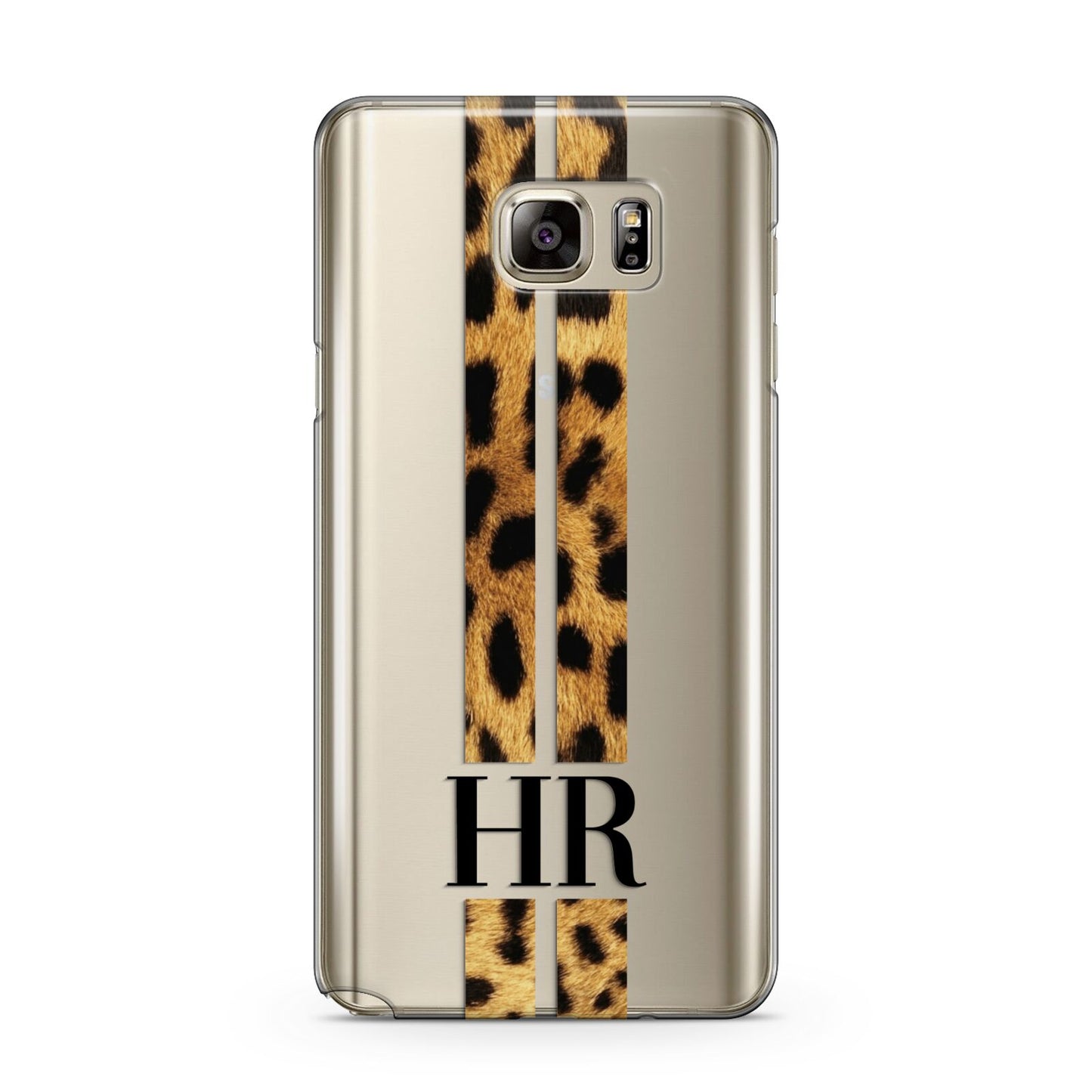 Initialled Leopard Print Stripes Samsung Galaxy Note 5 Case