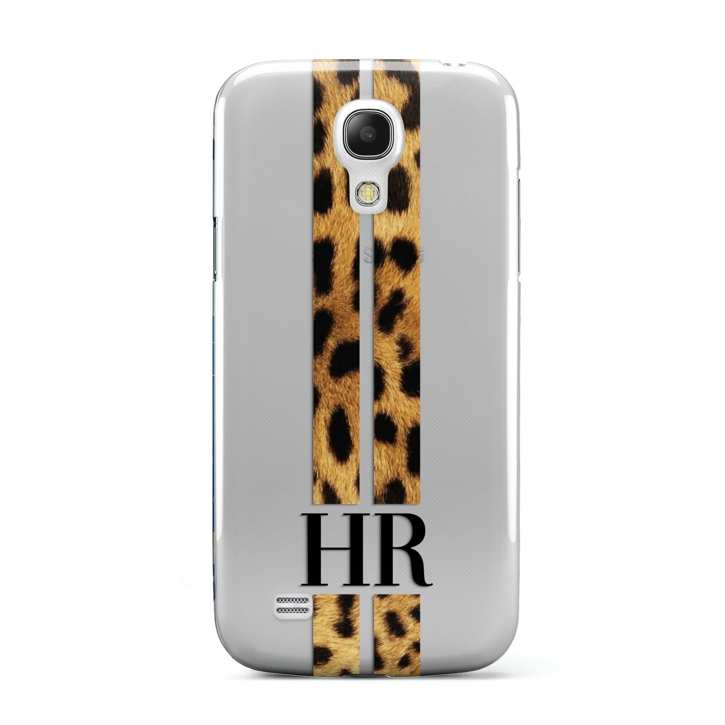 Initialled Leopard Print Stripes Samsung Galaxy S4 Mini Case