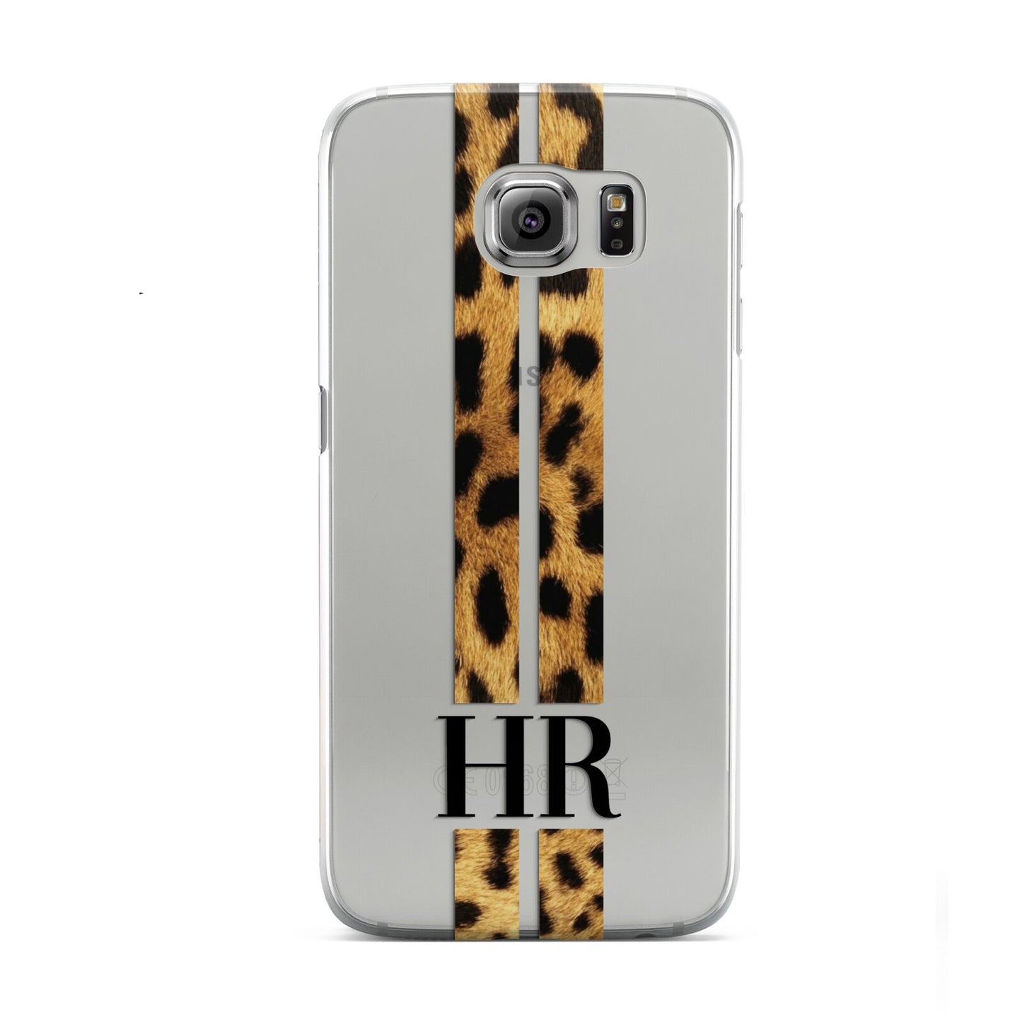 Initialled Leopard Print Stripes Samsung Galaxy S6 Case