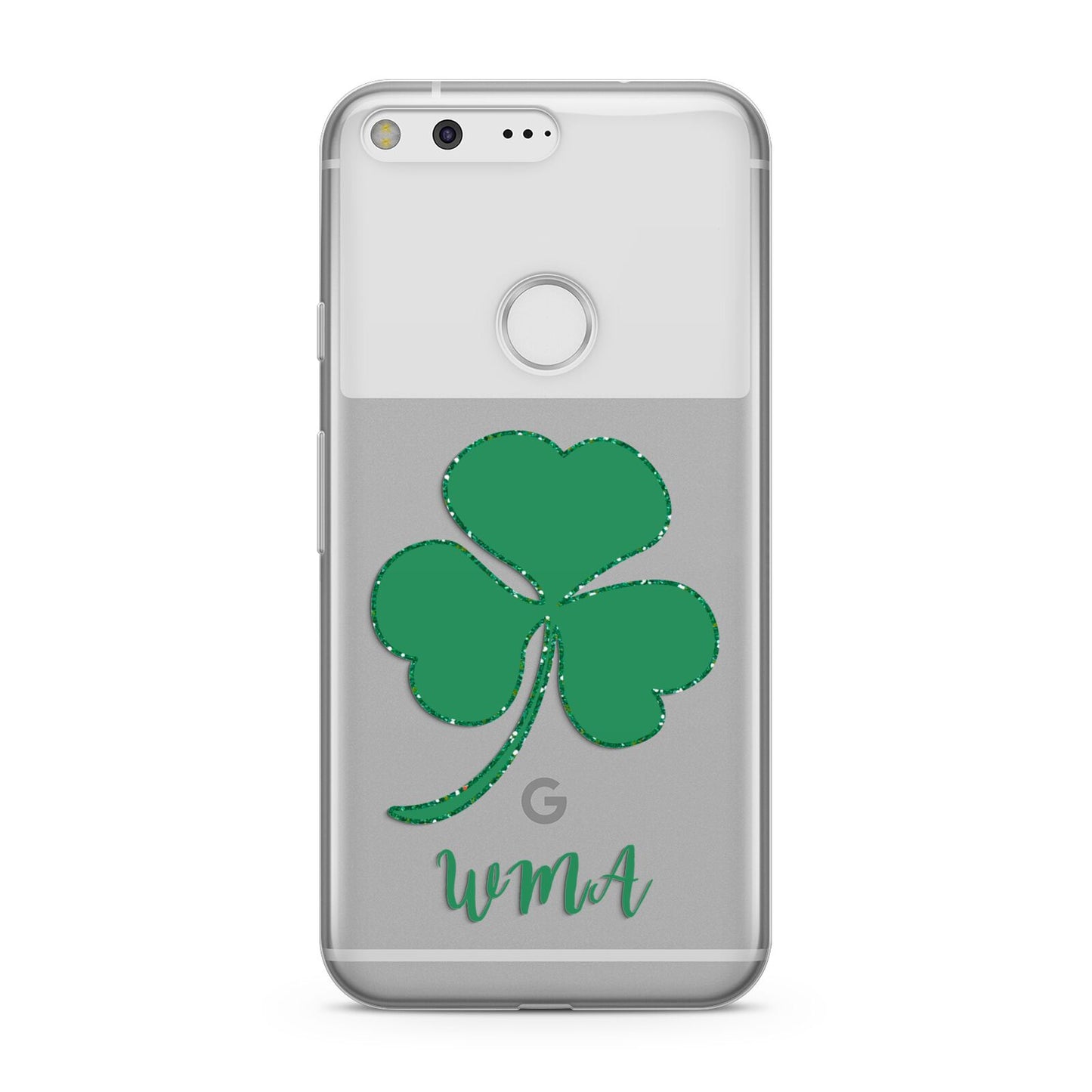 Initialled Shamrock Custom Google Pixel Case