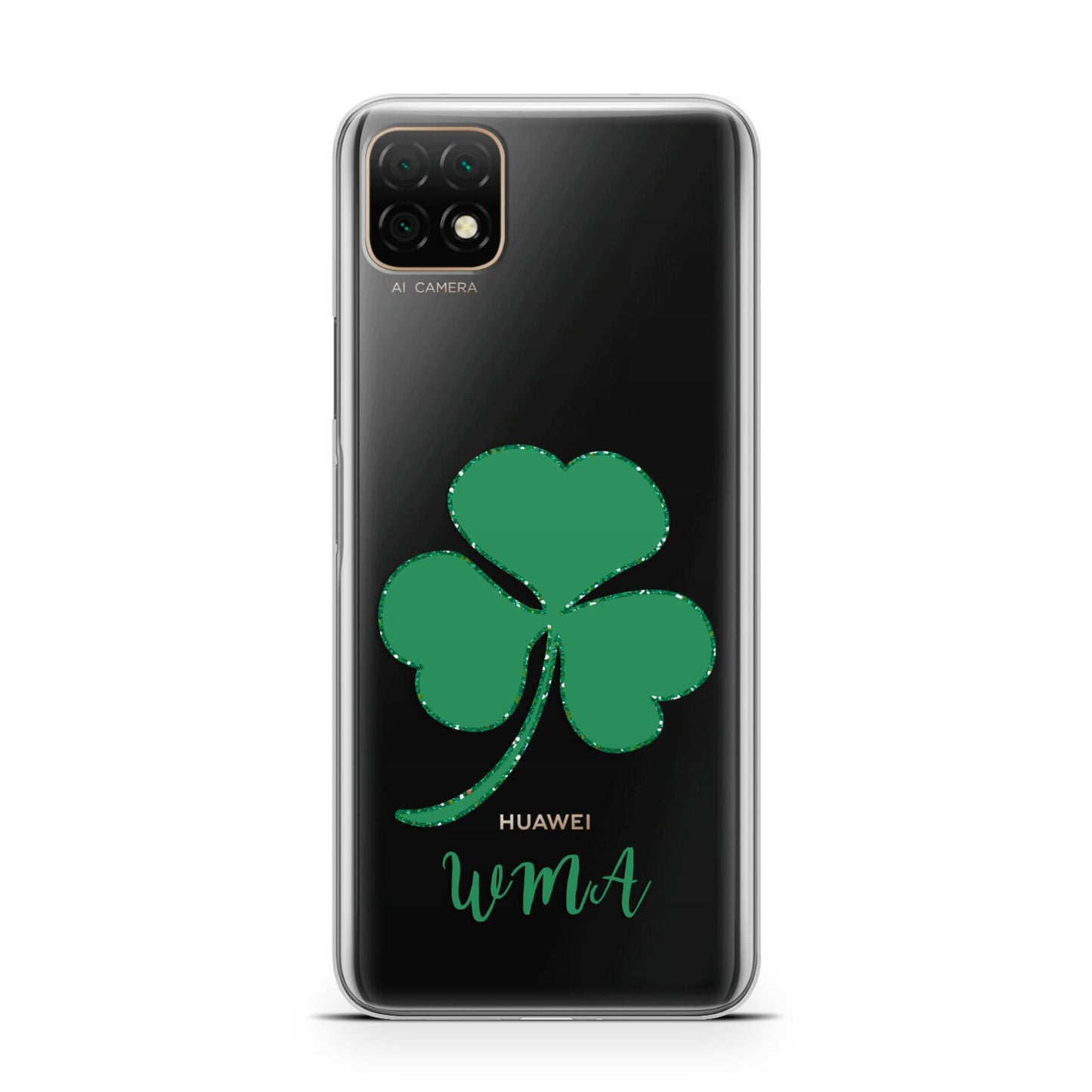 Initialled Shamrock Custom Huawei Enjoy 20 Phone Case