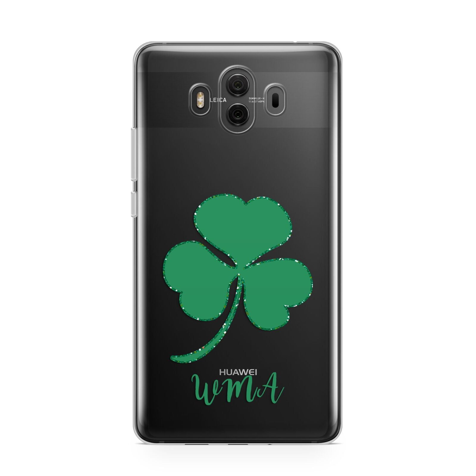 Initialled Shamrock Custom Huawei Mate 10 Protective Phone Case