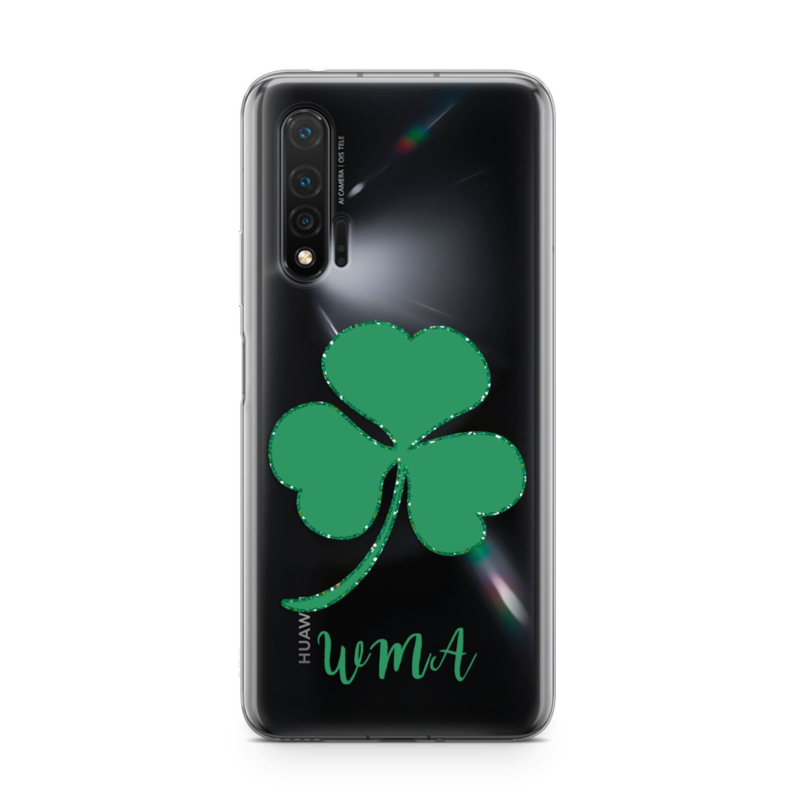 Initialled Shamrock Custom Huawei Nova 6 Phone Case