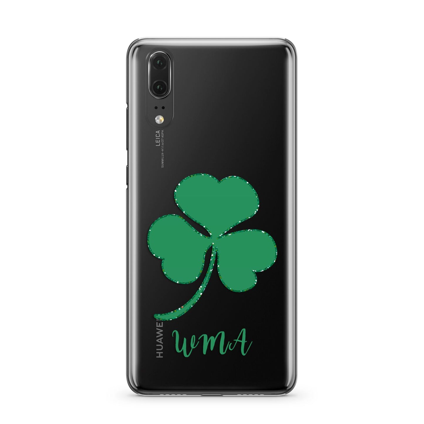 Initialled Shamrock Custom Huawei P20 Phone Case