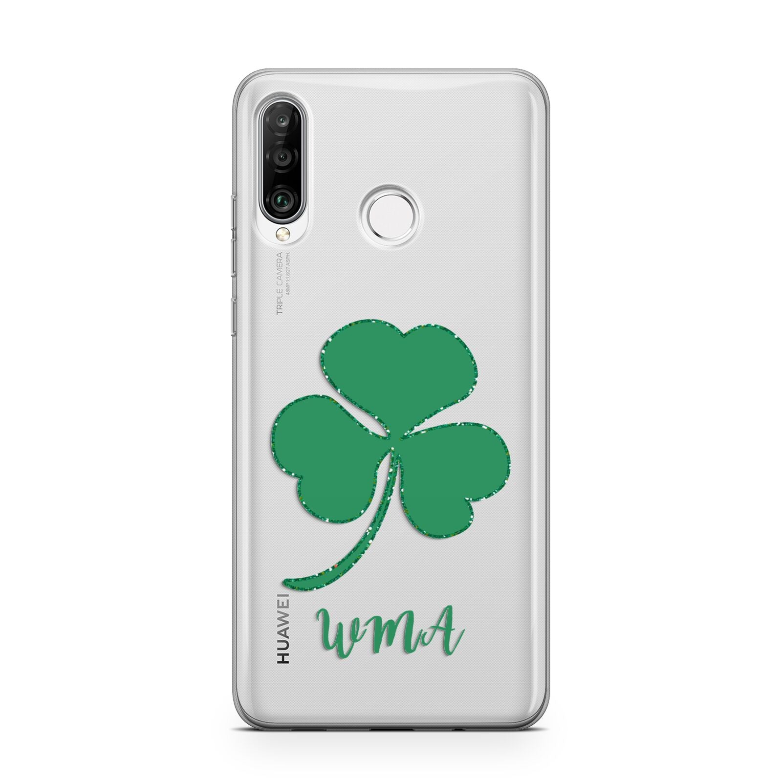 Initialled Shamrock Custom Huawei P30 Lite Phone Case