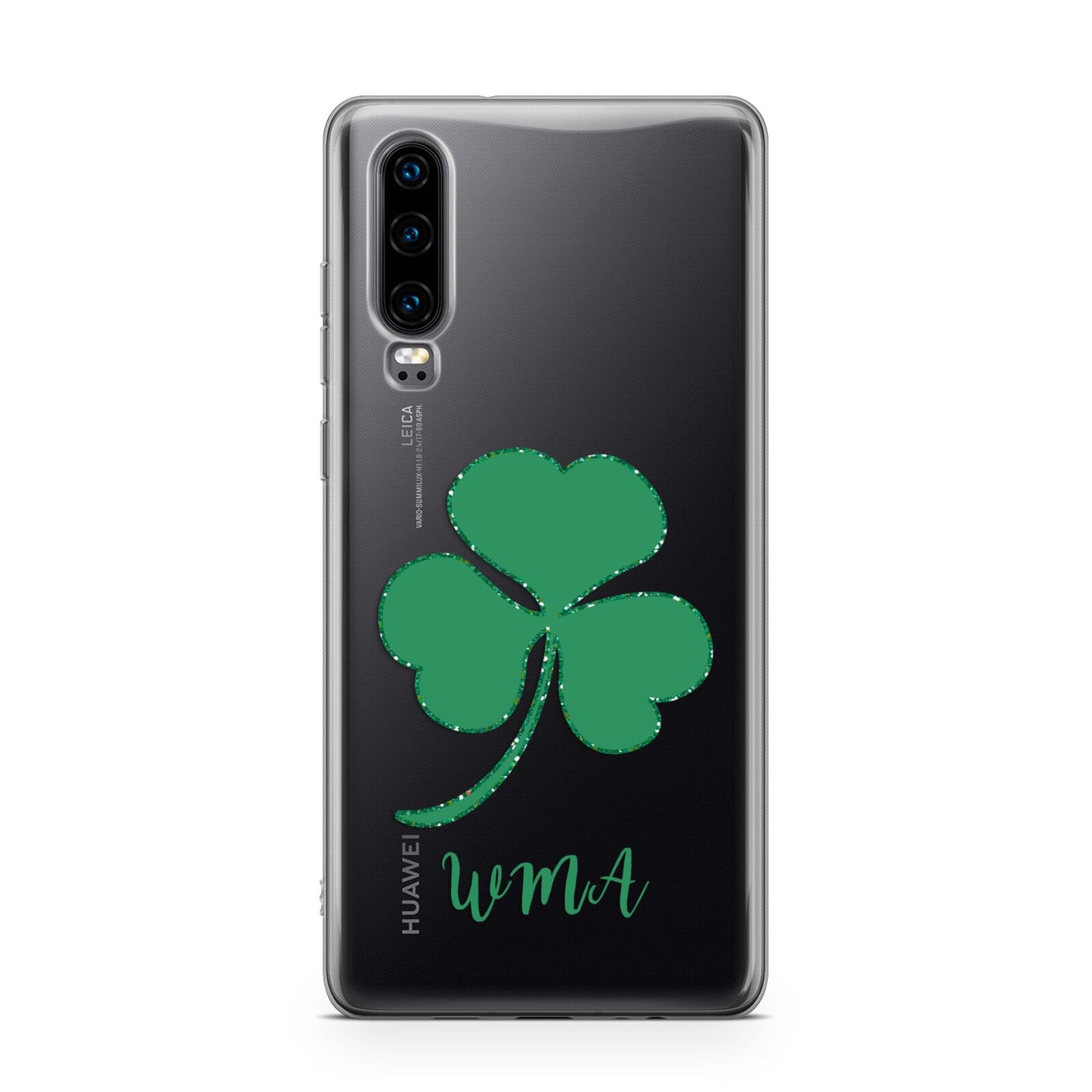 Initialled Shamrock Custom Huawei P30 Phone Case