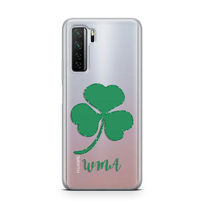 Initialled Shamrock Custom Huawei P40 Lite 5G Phone Case