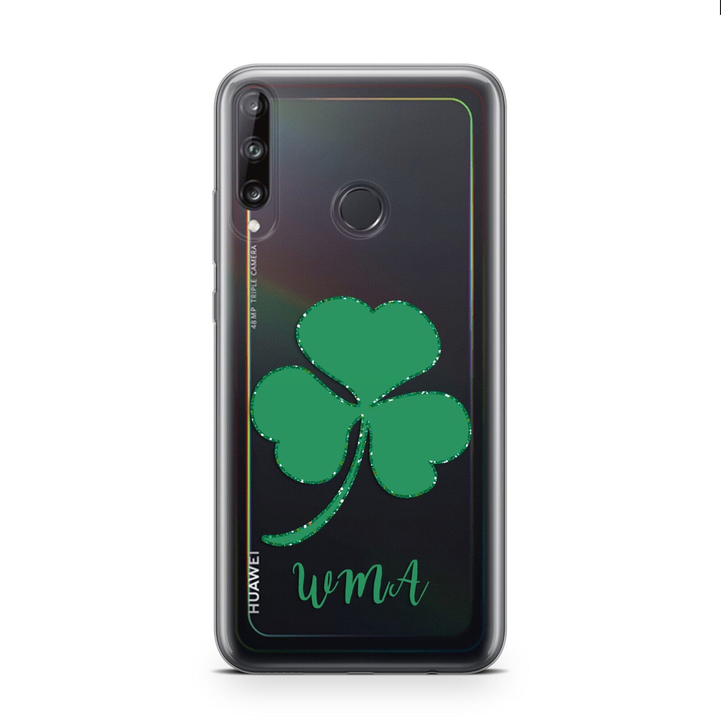 Initialled Shamrock Custom Huawei P40 Lite E Phone Case